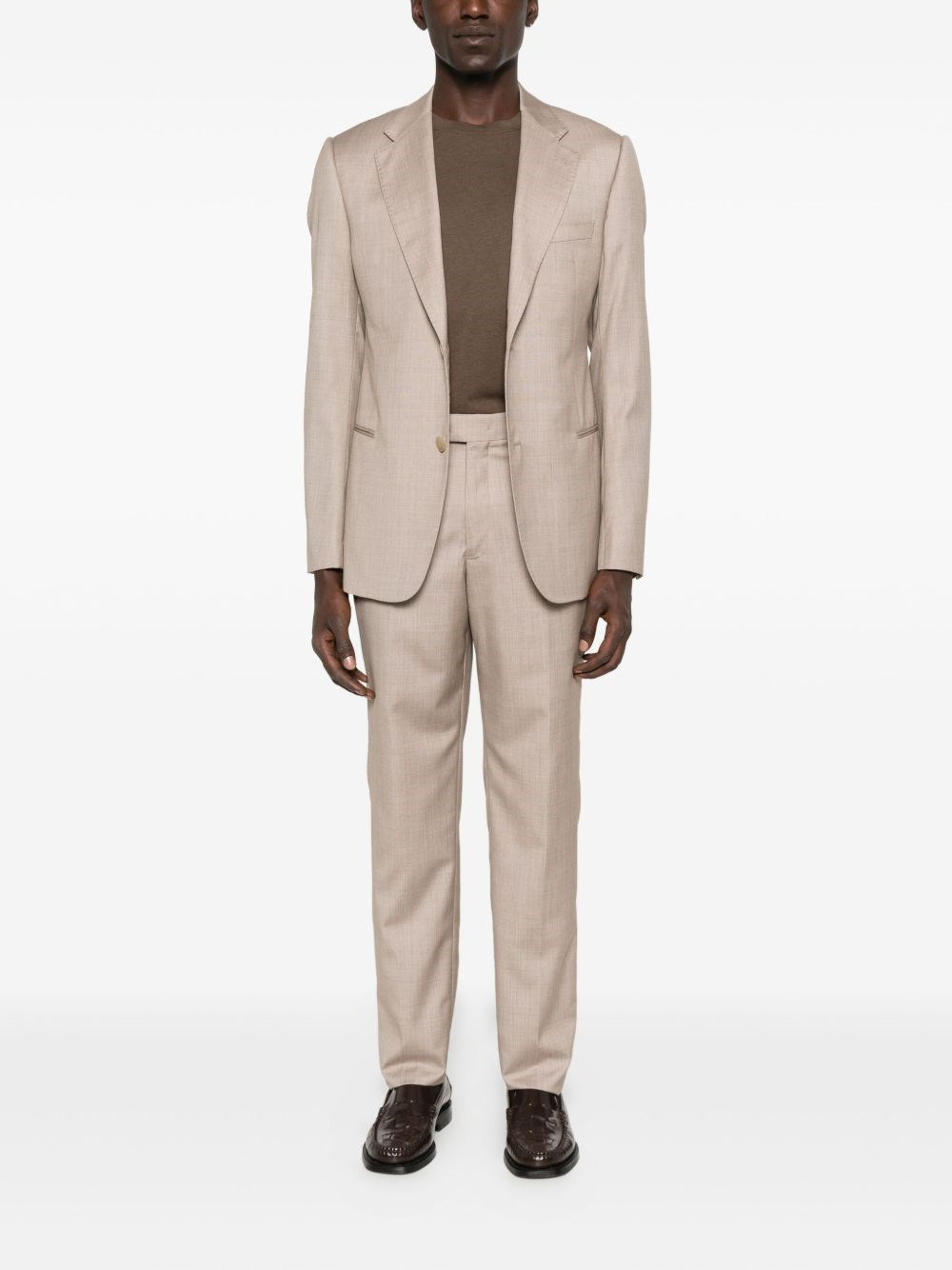 Wool single-breasted suit - 3