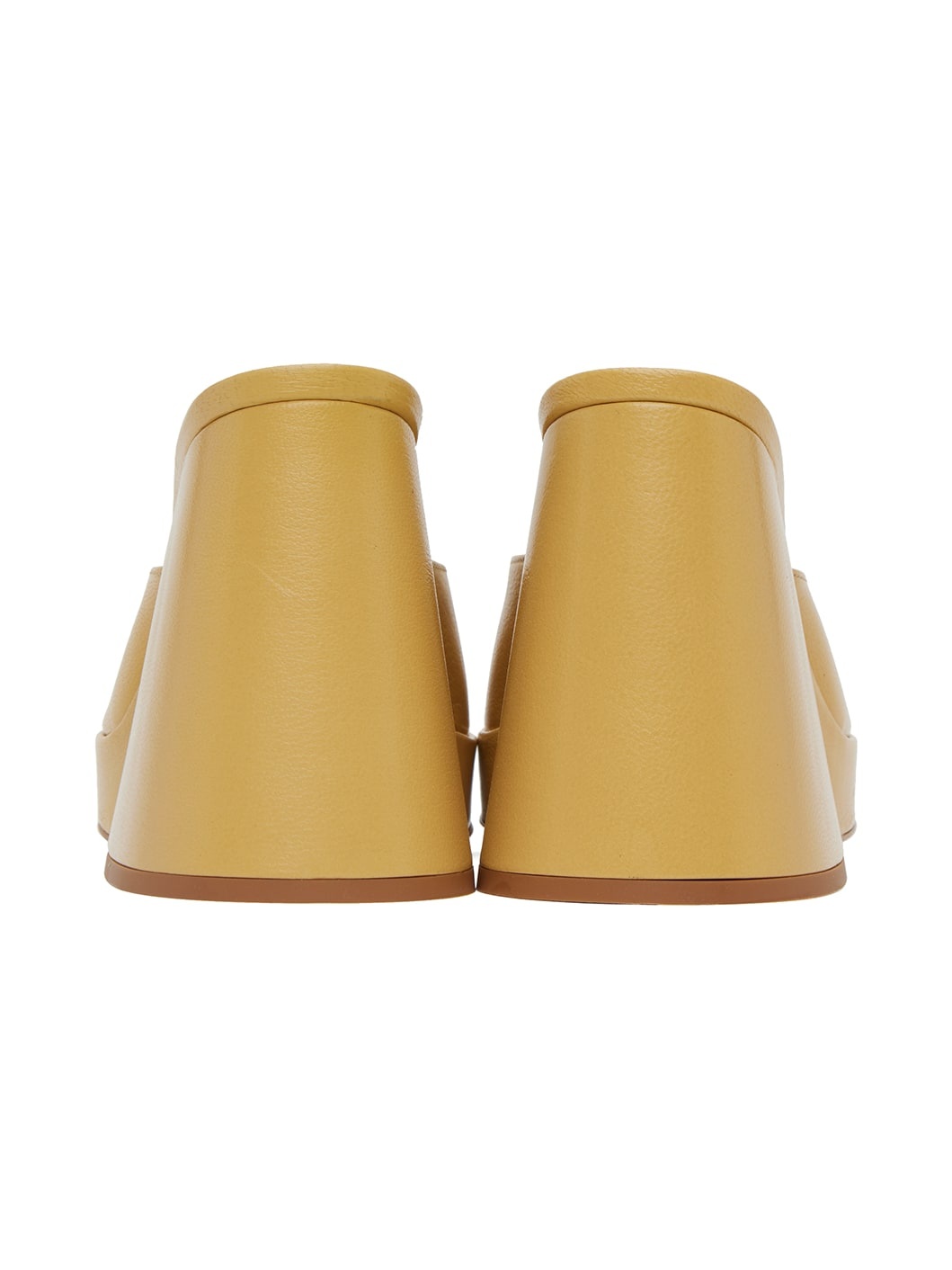 Yellow Slice Heeled Sandals - 2
