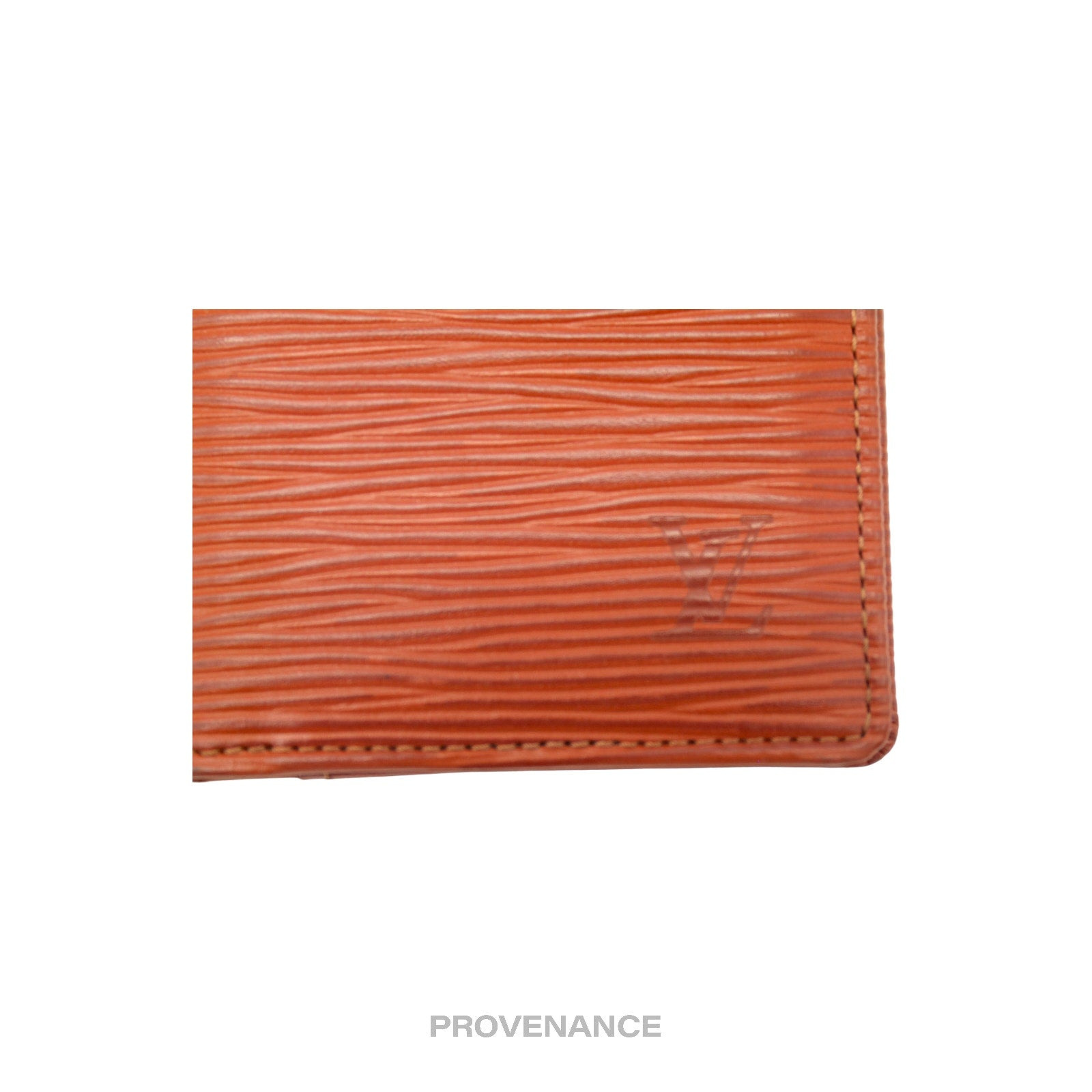 Louis Vuitton Pocket Organizer Wallet - Fawn Epi Leather - 6