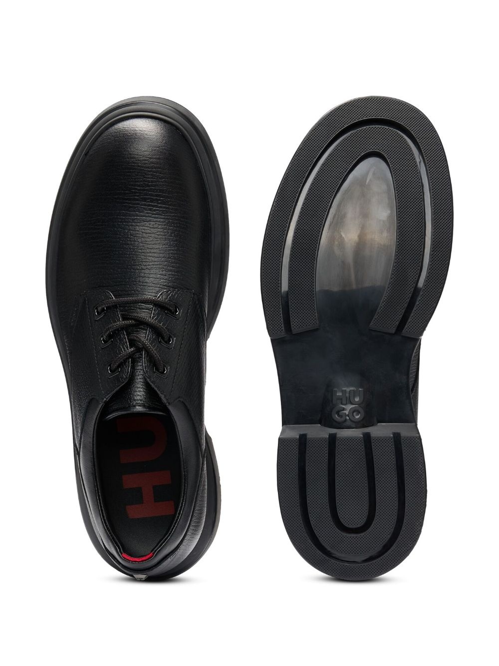 leather Derby shoes - 4