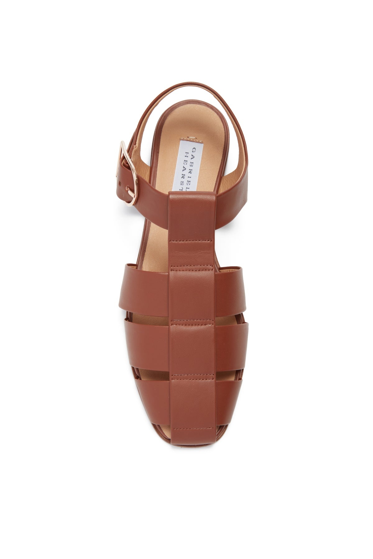 Lynn Flat Sandal in Cognac Leather - 4
