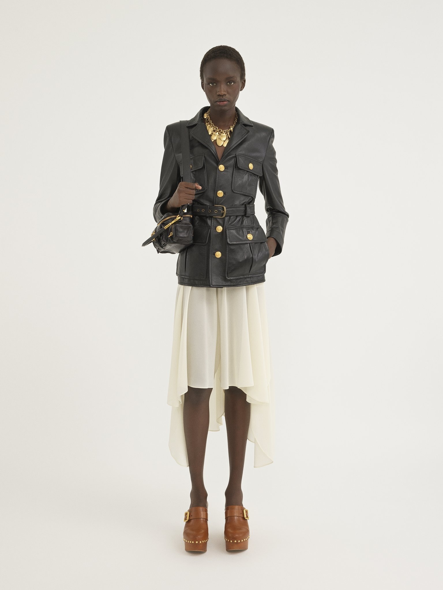 UTILITARIAN JACKET IN LEATHER - 3