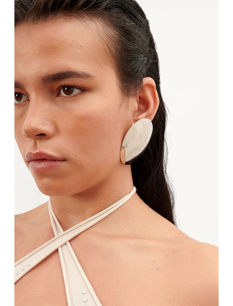 POSTER GIRL NUCLEAR EARRINGS SILVER outlook