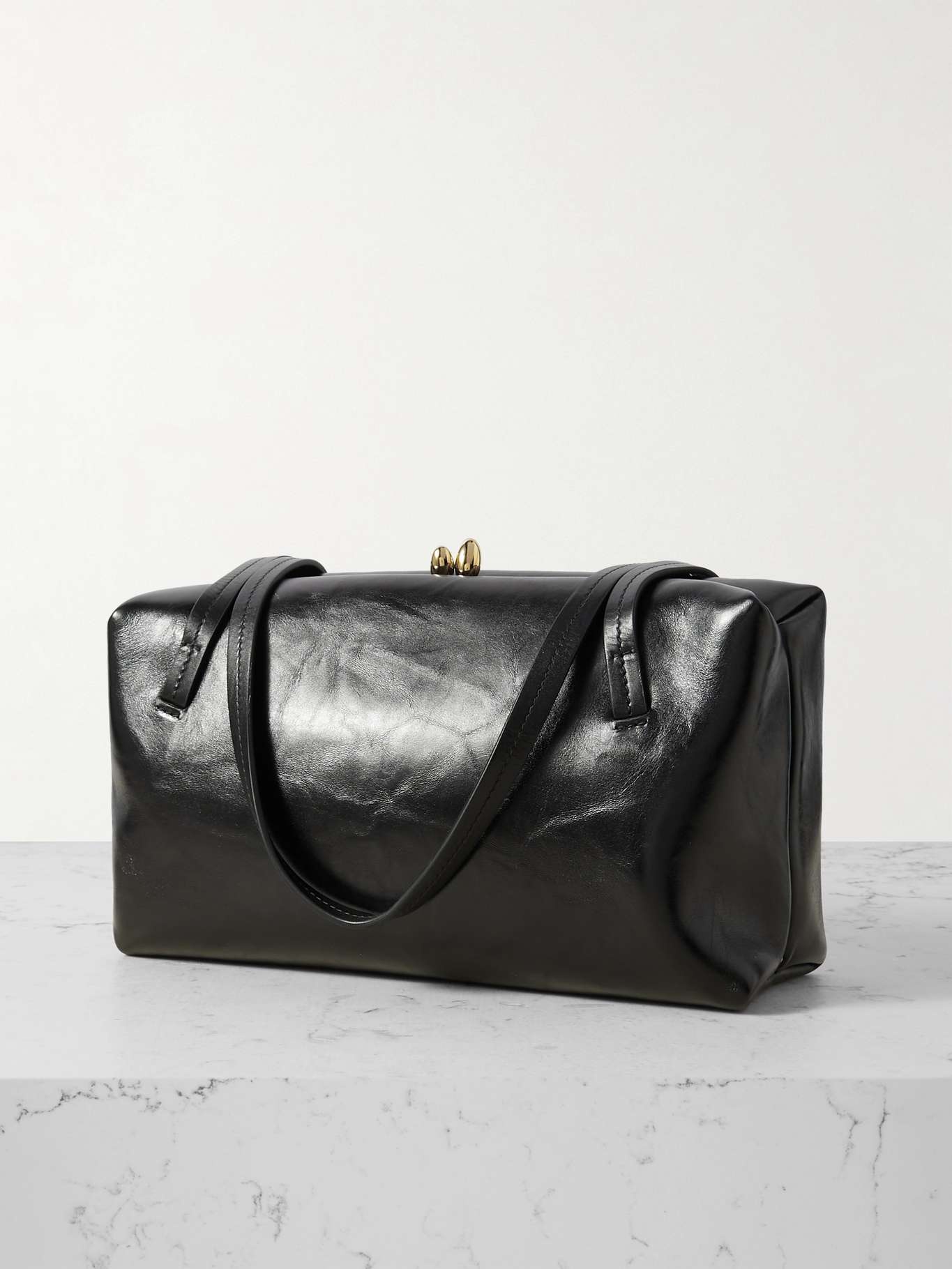 Jil Sander Goji Pillow textured leather shoulder bag