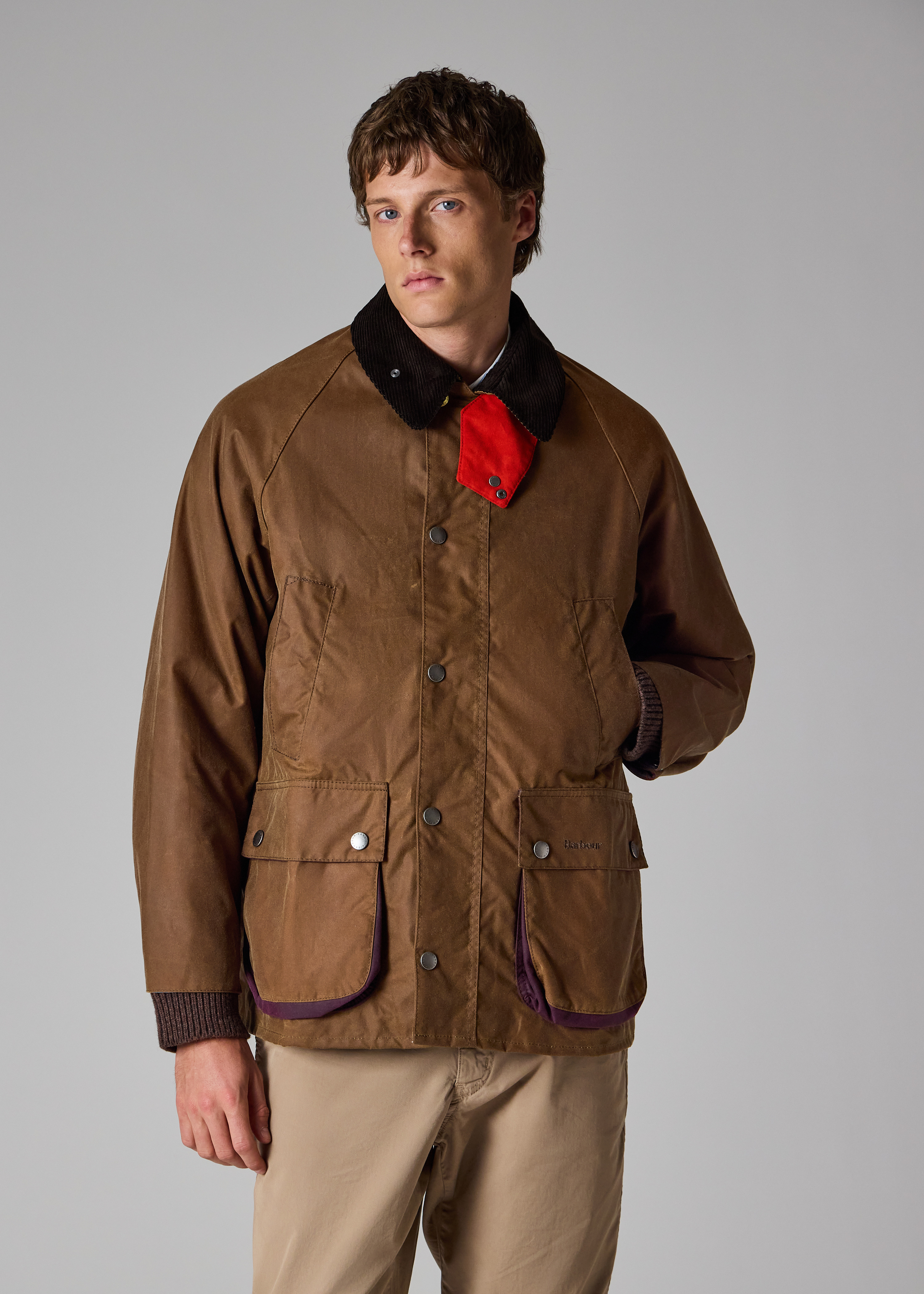 Paul Smith loves Barbour - Tan Oversized Bedale Wax Jacket - 11