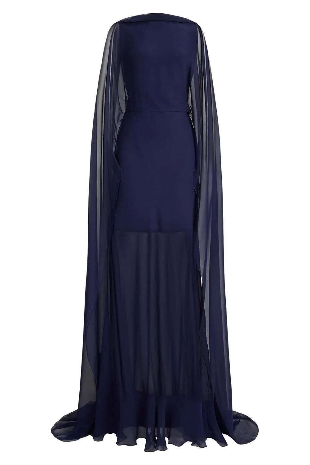 Dylon Washed Chiffon Evening Dress - 1