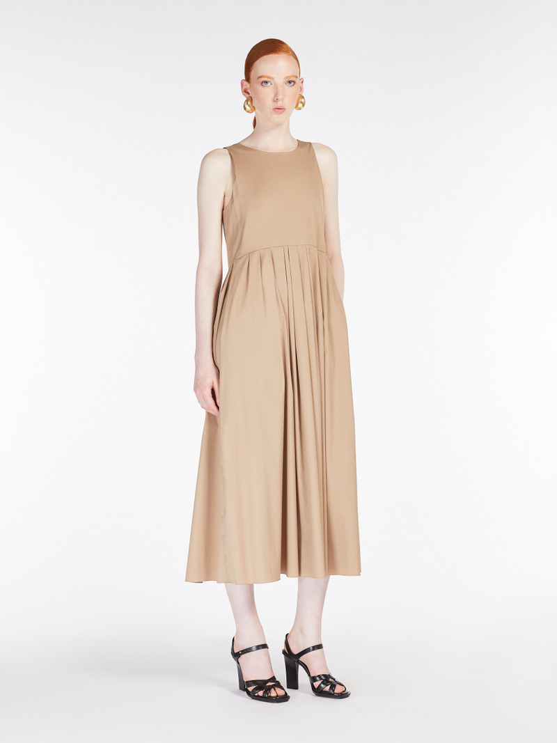 'S Max Mara MOIRA Sleeveless poplin dress outlook