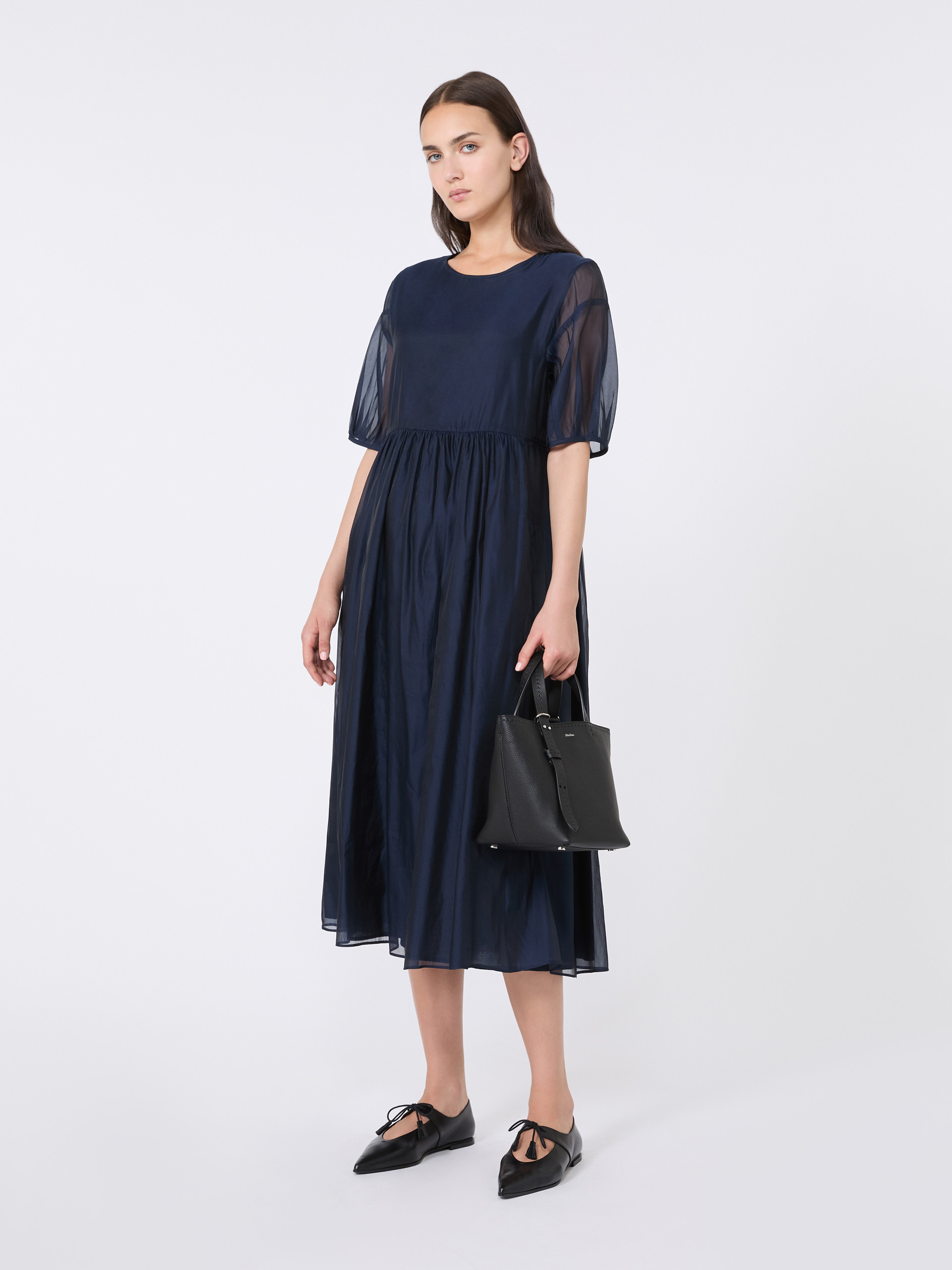 FATOSO Silk-blend organza dress - 2