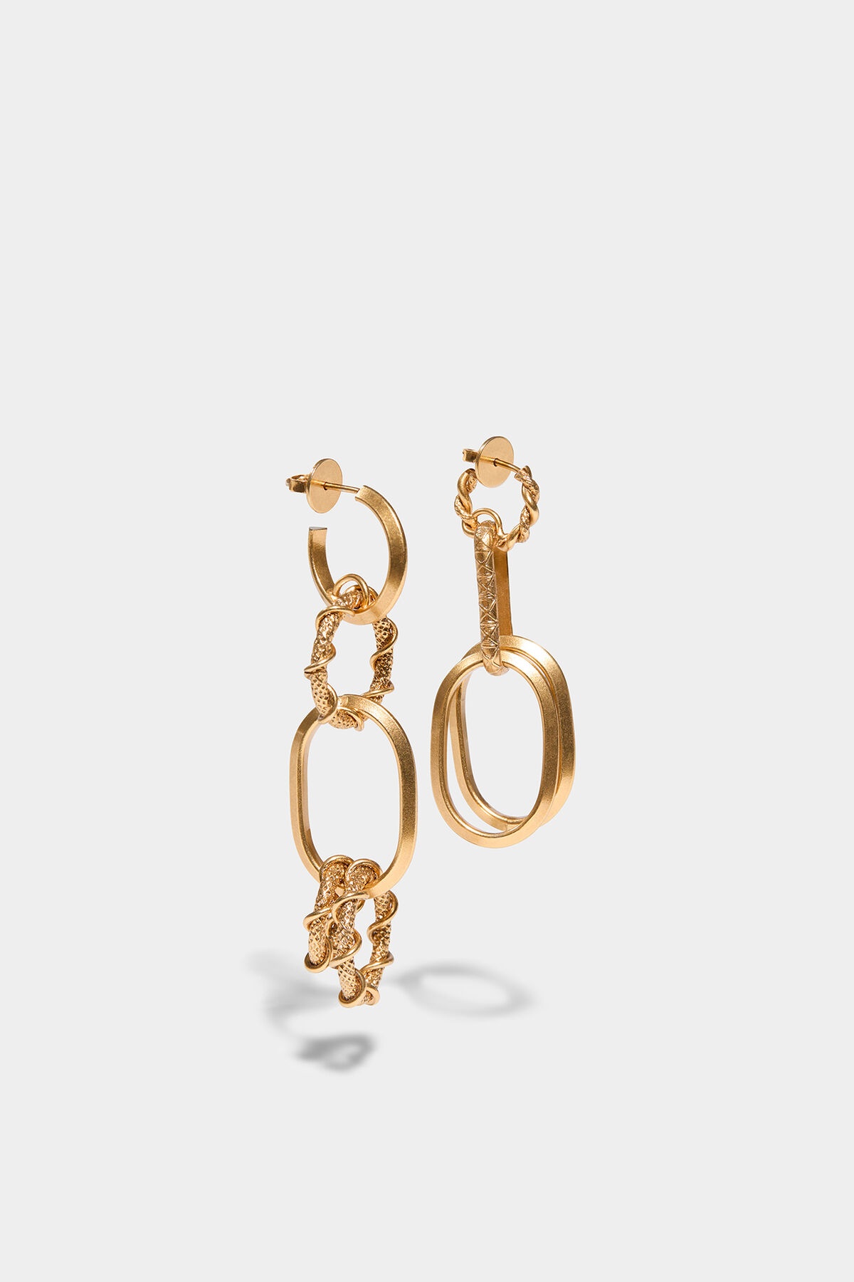 ピアス D SQUARED2 EARRING WITH CHAIN RINGS (ERW0134_37200001F215) Dsquared2 Earring With Chain Rings | italist