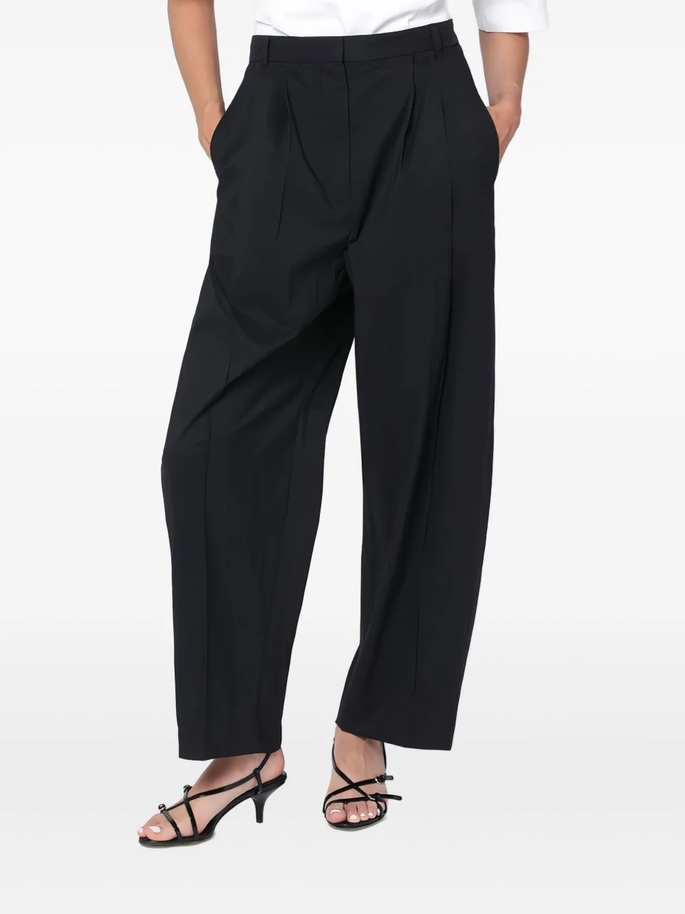 pleated pocket trousers - 1