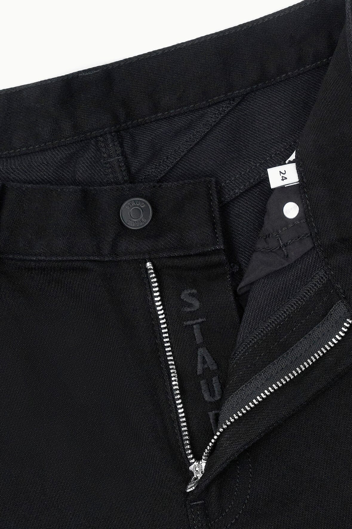 STAUD JACKSON BARREL JEAN BLACK - 8