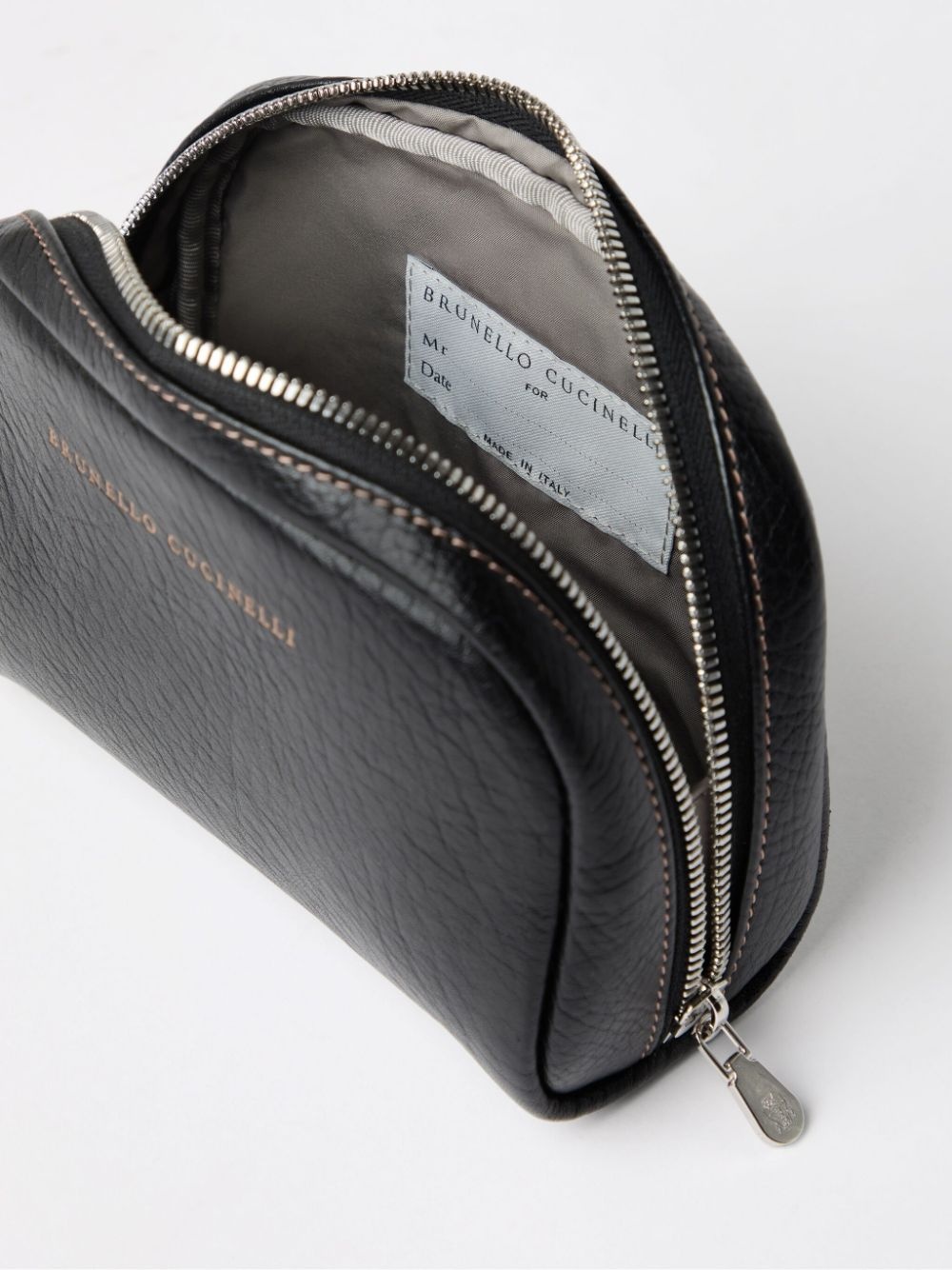 leather wash bag - 2