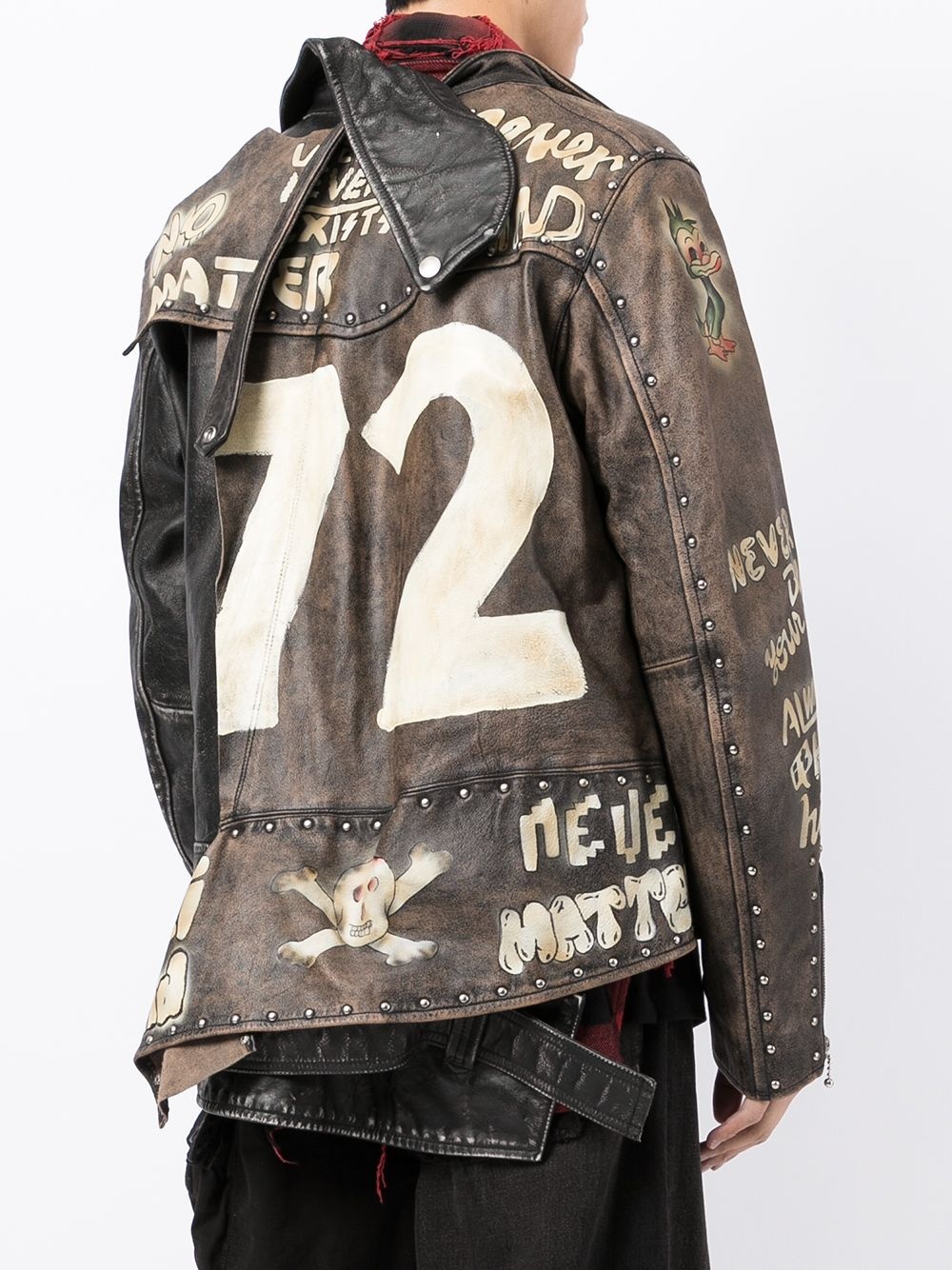 deconstructed biker jacket - 4