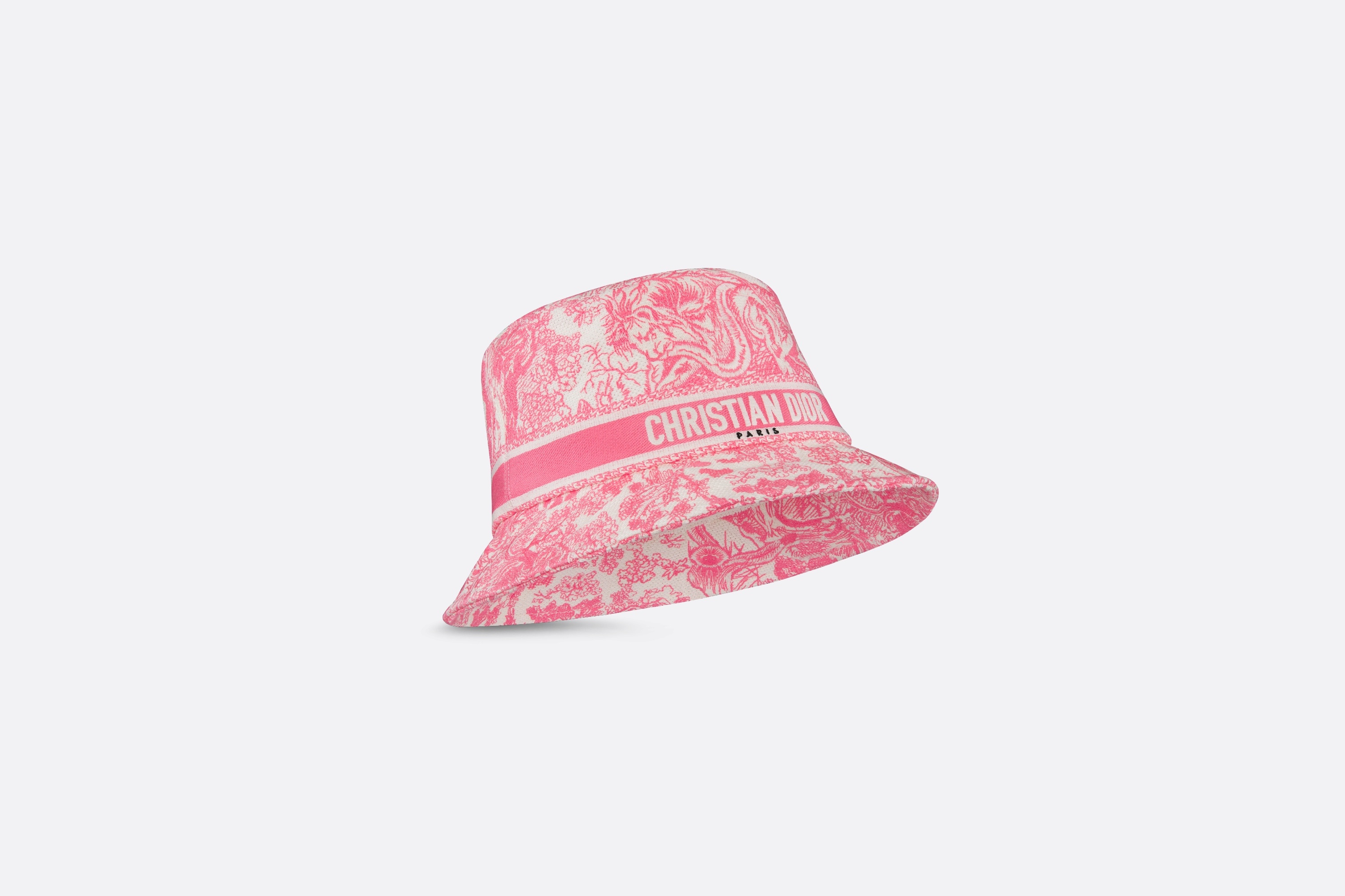 Dioriviera D-Bobby Toile de Jouy Sauvage Small Brim Bucket Hat - 4