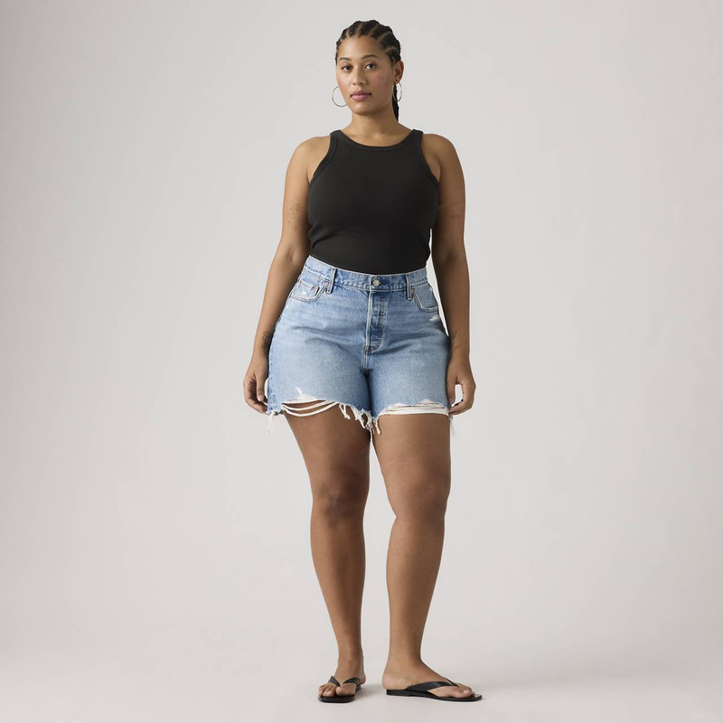 501® WOMEN'S ORIGINAL HIGH-RISE SHORTS (PLUS SIZE) 5