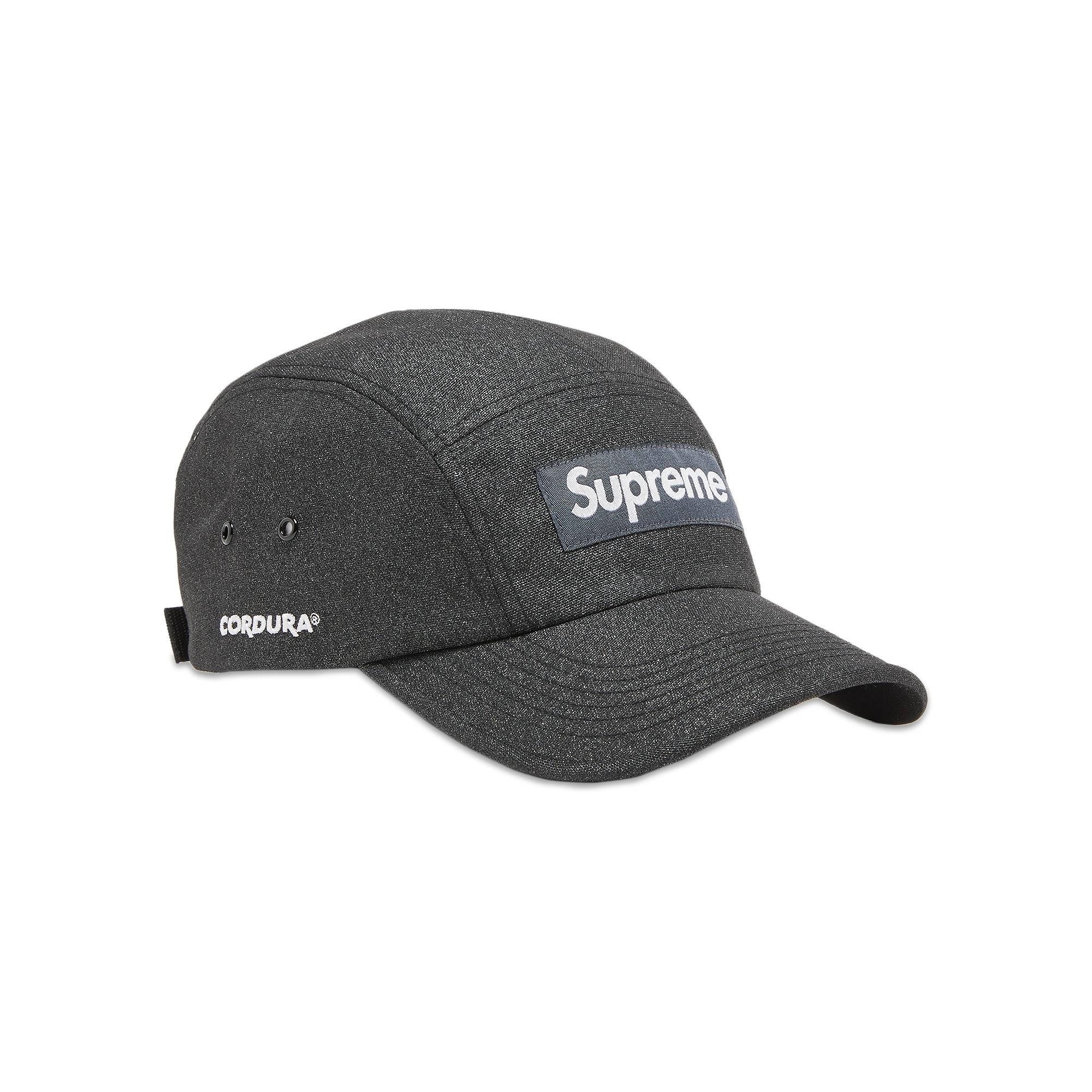 Supreme Glitter Cordura Camp Cap 'Black' - 2