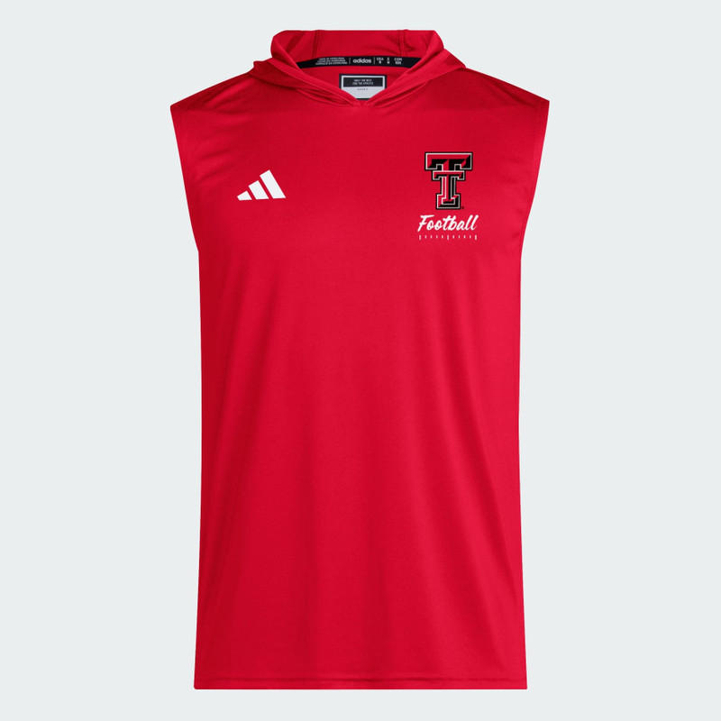Texas Tech Red Raiders Mens D4T Sleeveless Hoodie 1