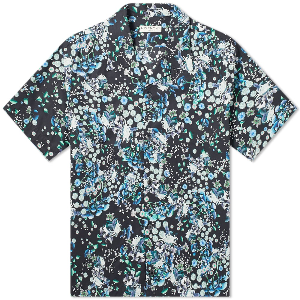 Givenchy Short Sleeve Floral Hawaiian Shirt - 1