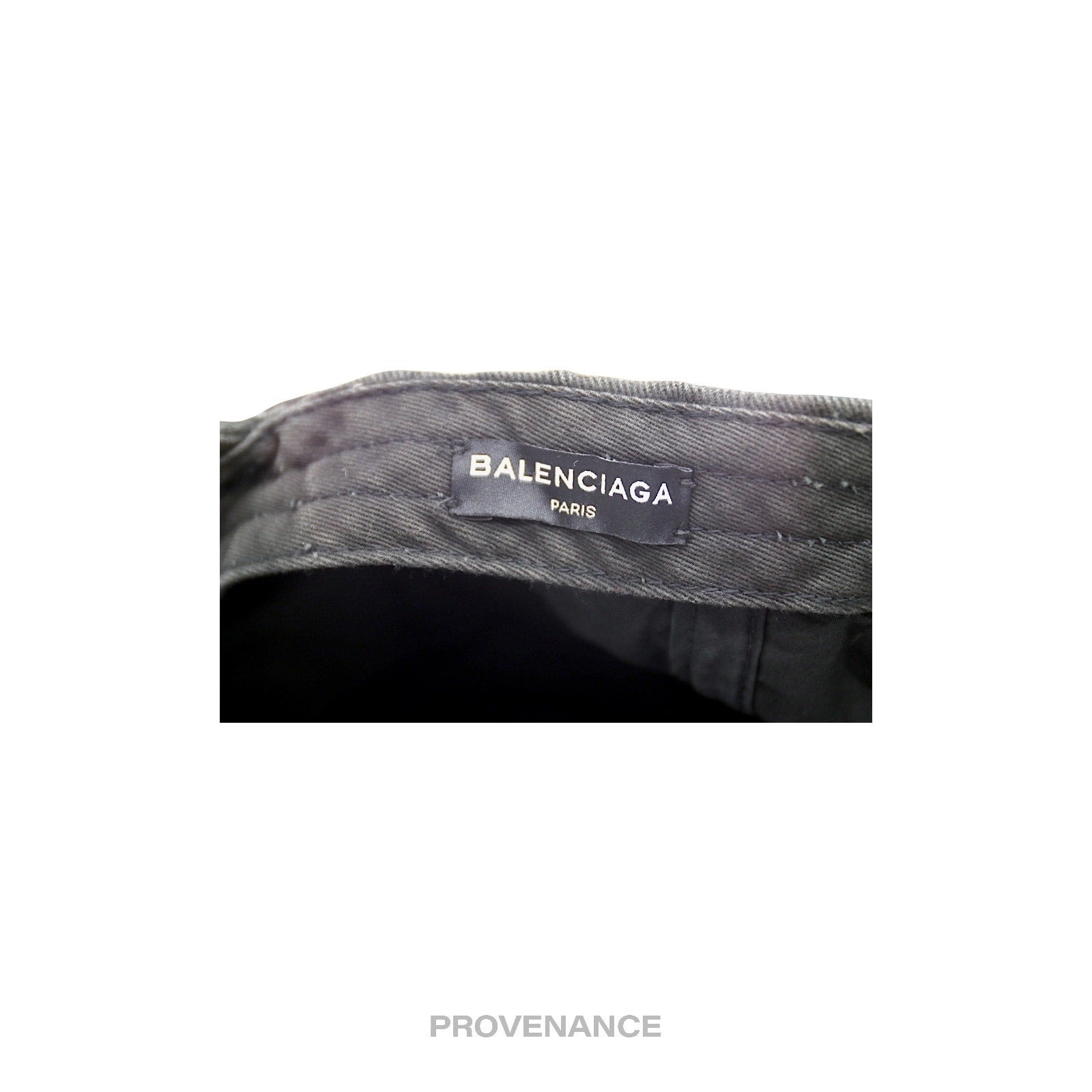 Balenciaga Political Campaign Cap Hat - Washed Black - 9