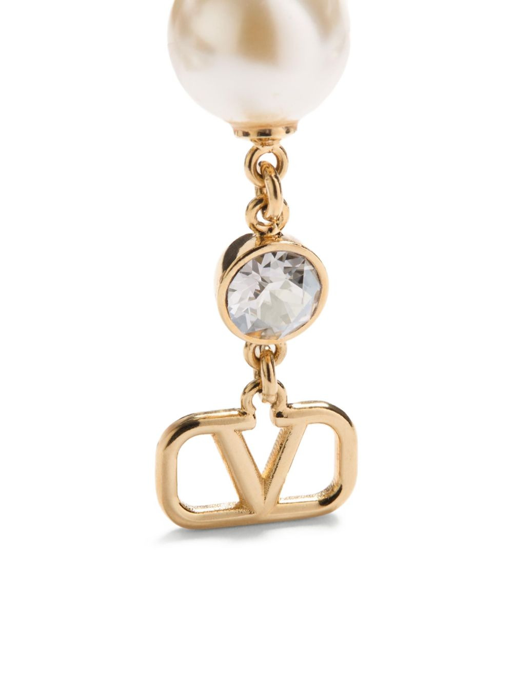 VLogo Signature drop earrings - 3