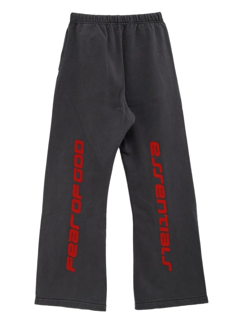 ESSENTIALS drawstring flared track pants outlook