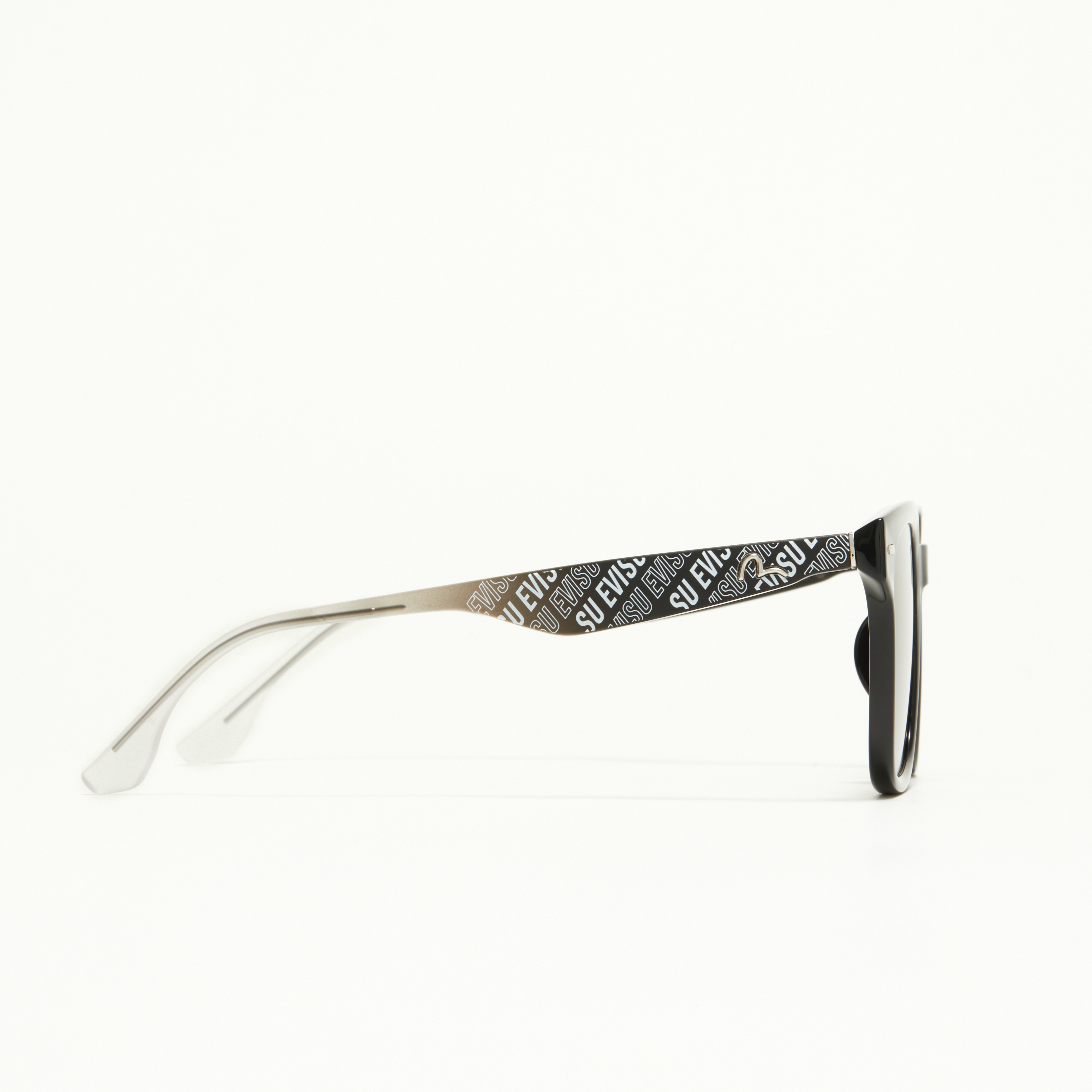MONOGRAM PRINT TEMPLE SQUARE SUNGLASSES - 1
