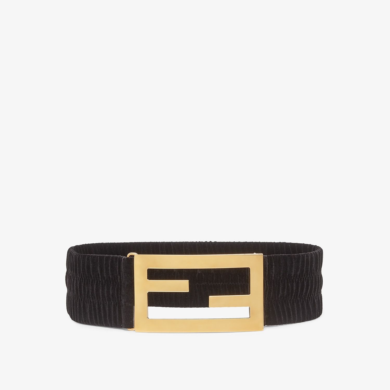 Black velvet belt - 1