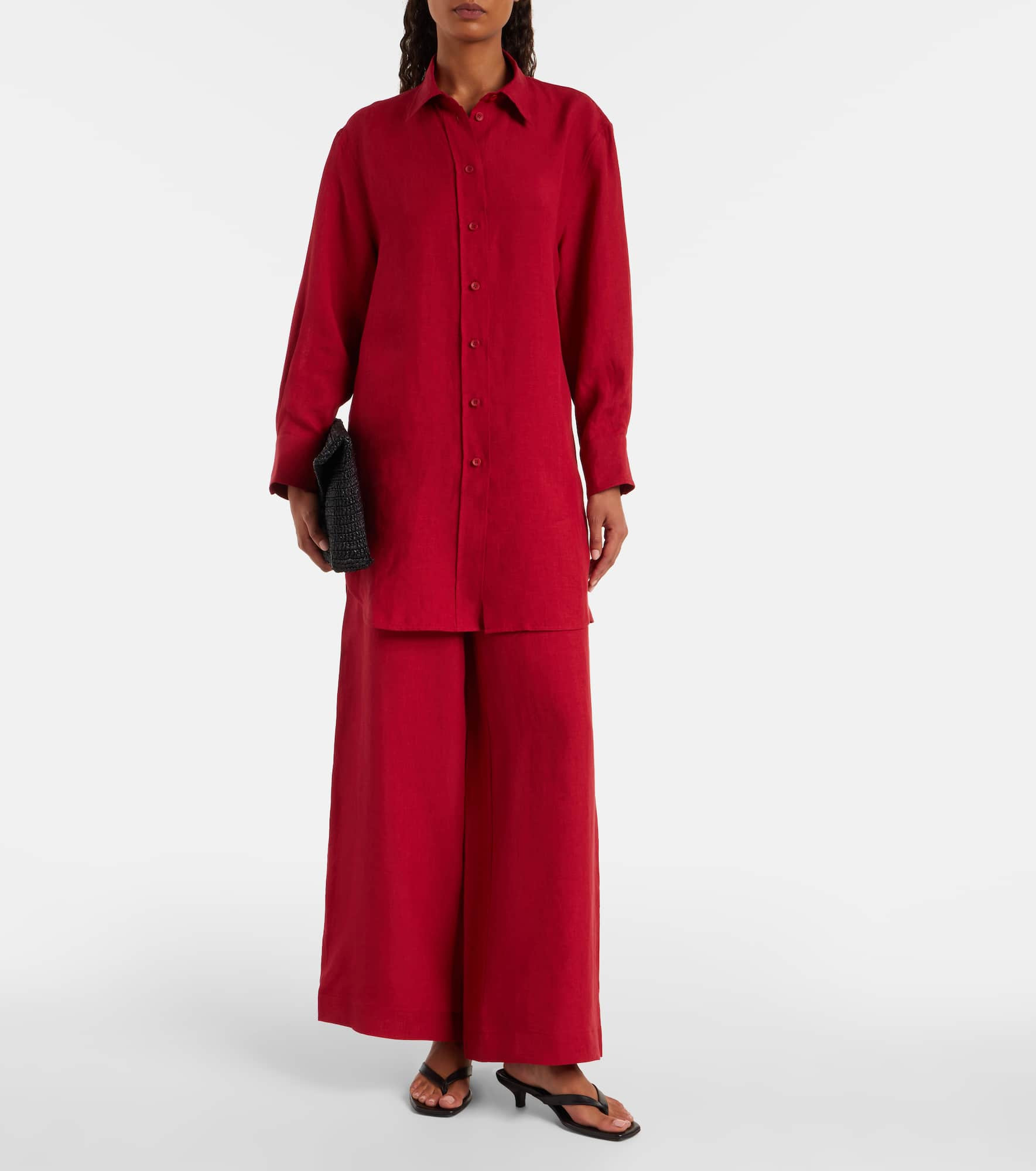 Mignonette oversized linen shirt - 2