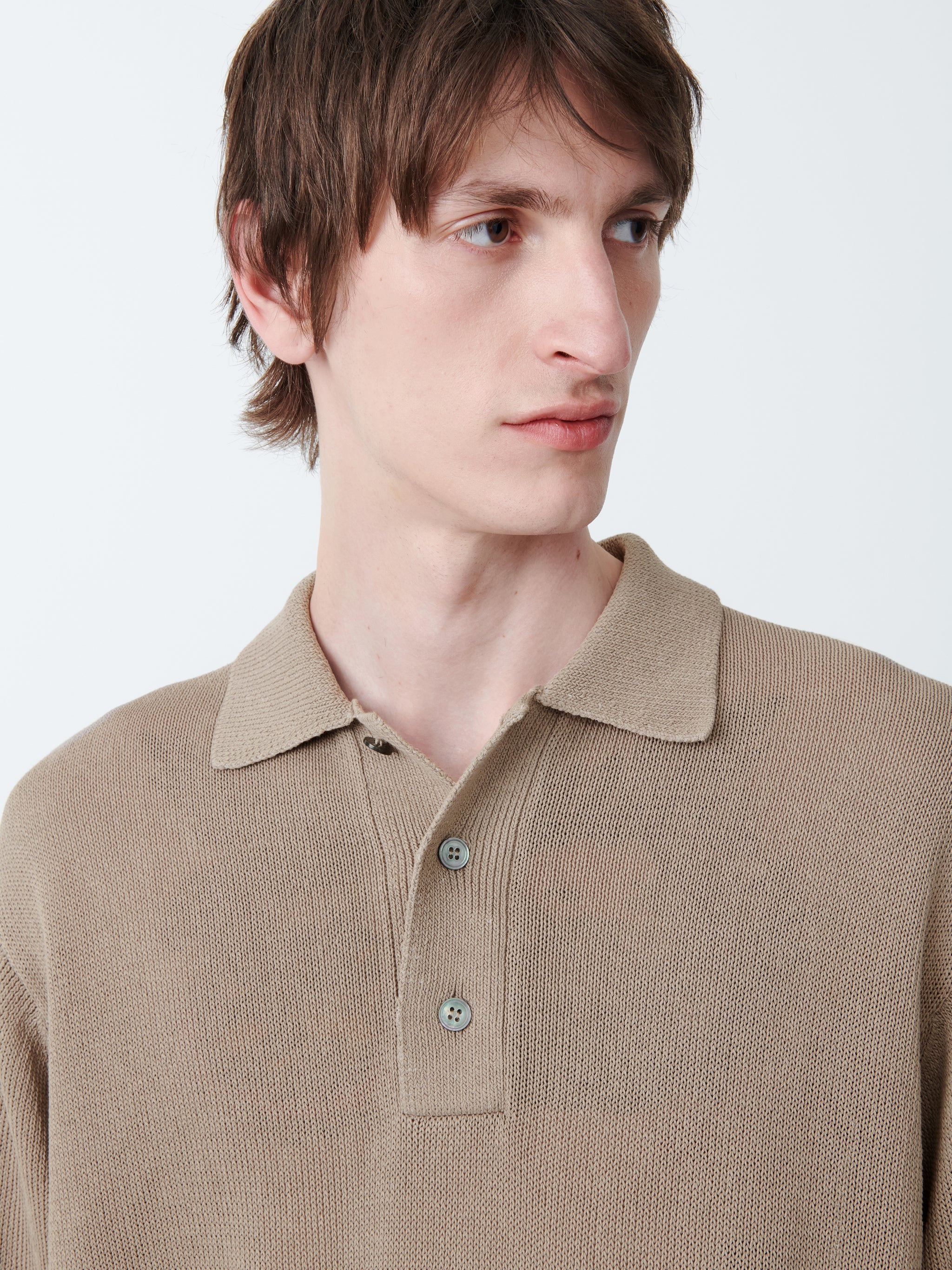 トップス STUDIO NICHOLSON SWING KNIT Swing Knit in Fawn– Studio Nicholson