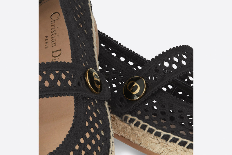Dior Caro Espadrille Ballerina Flat 5