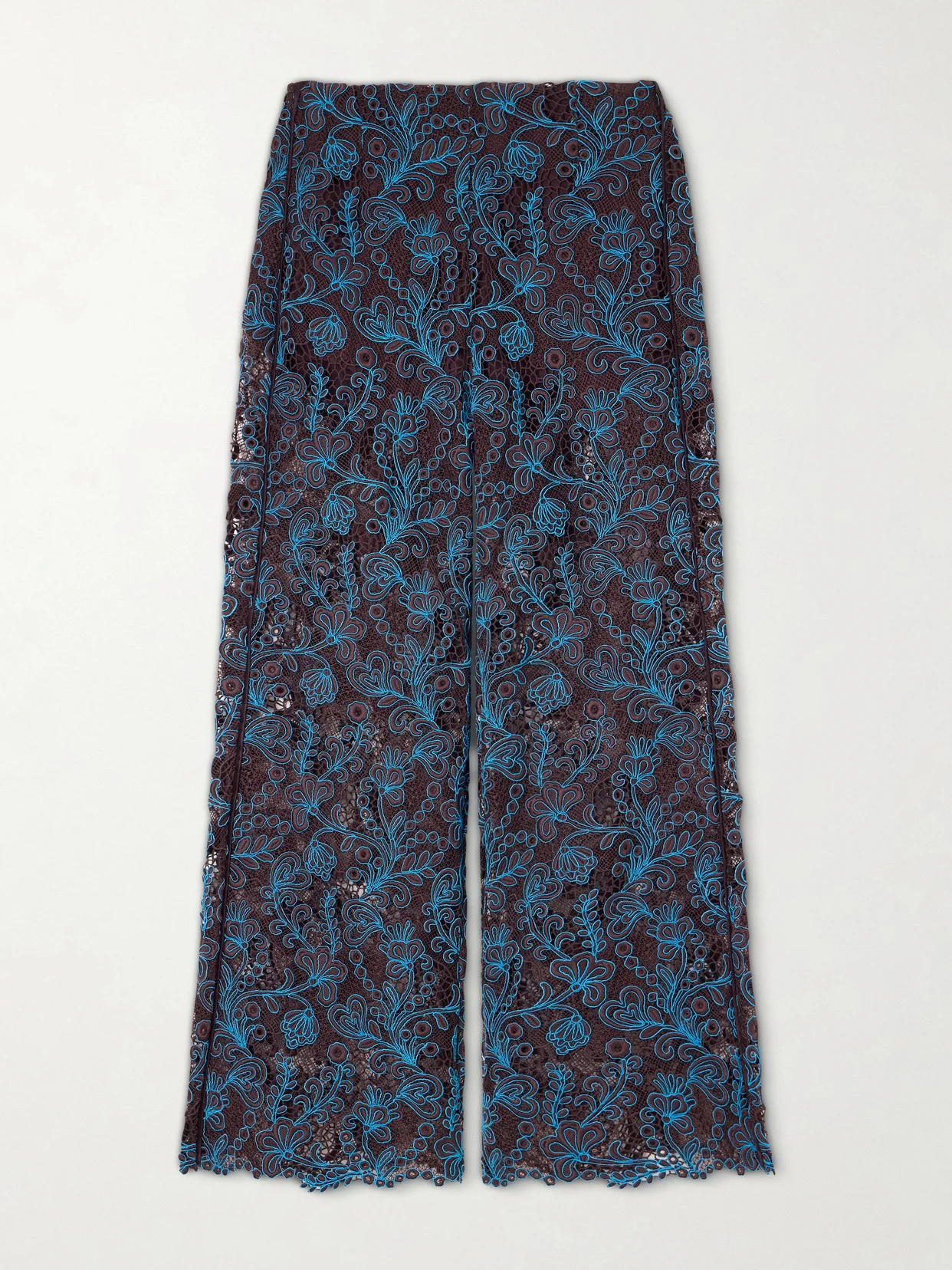 Francine Lace Wide-leg Pants - 1
