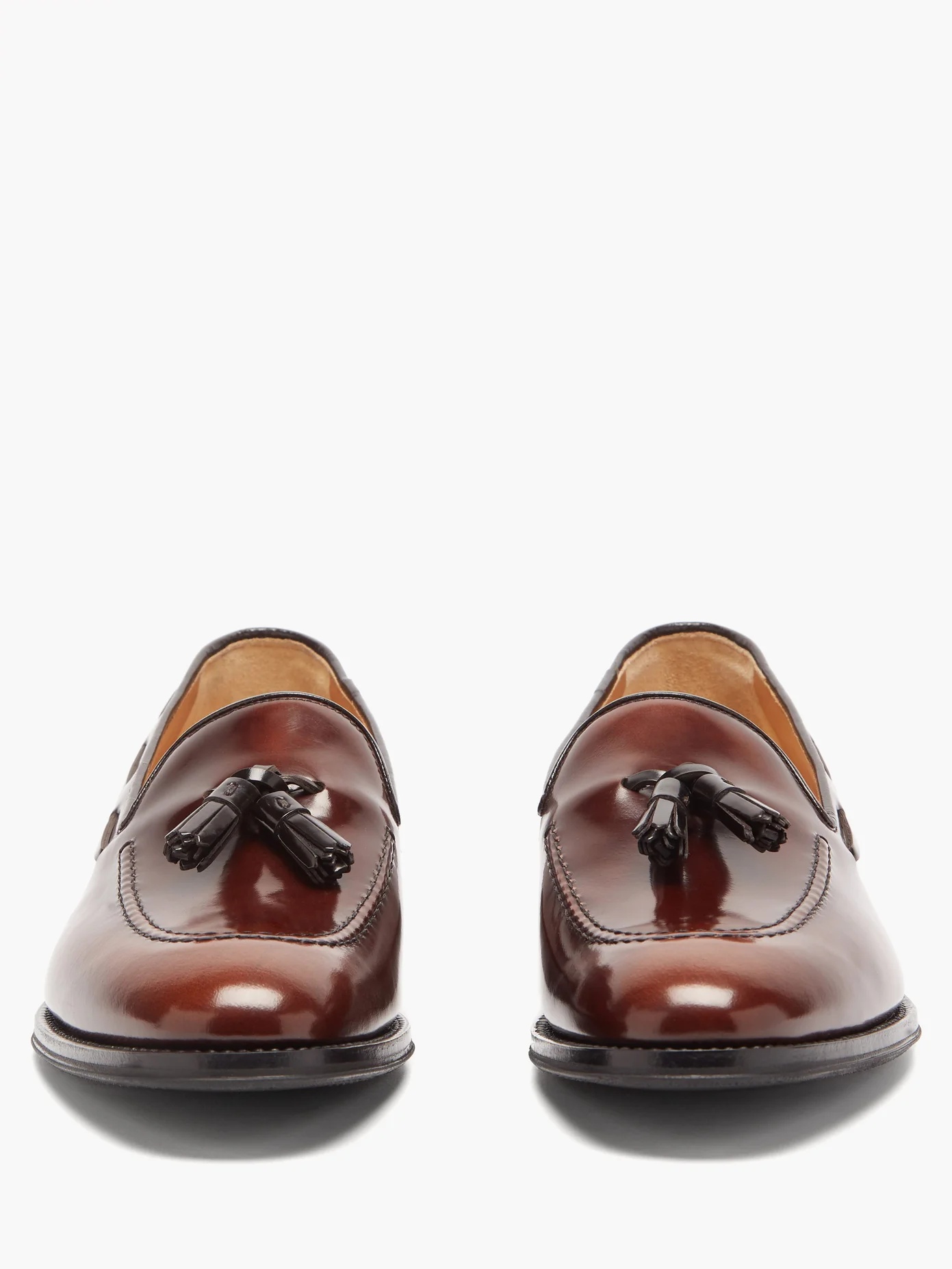 Kingsley tasselled leather loafers - 5