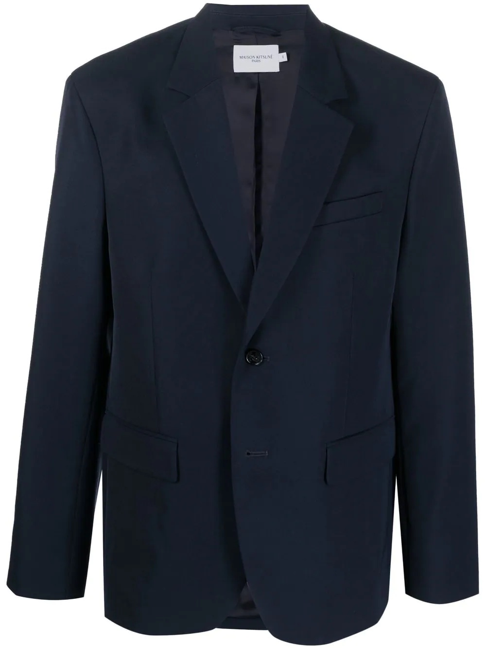 single-breasted tailored blazer - 1