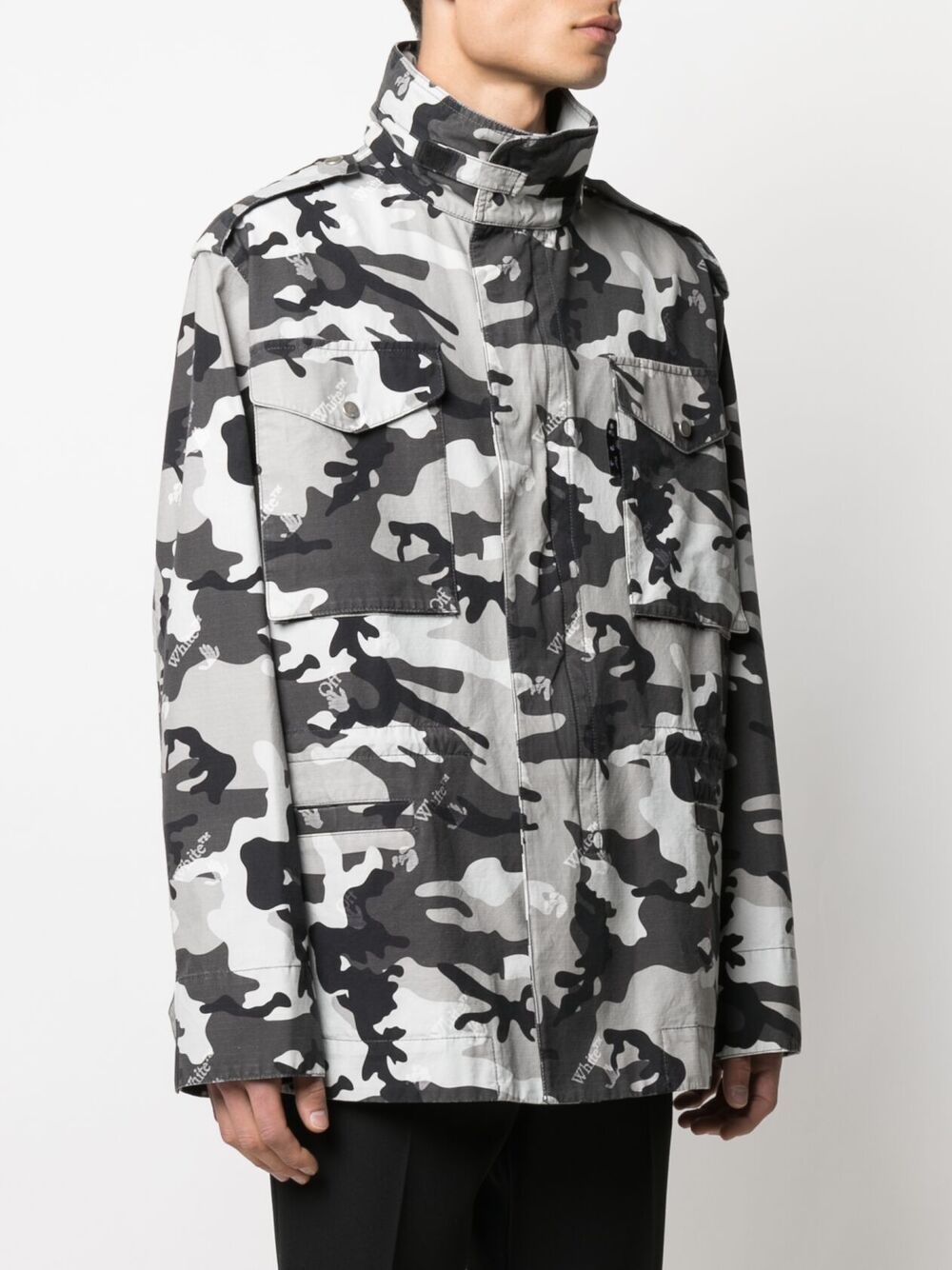 camouflage-print jacket - 3