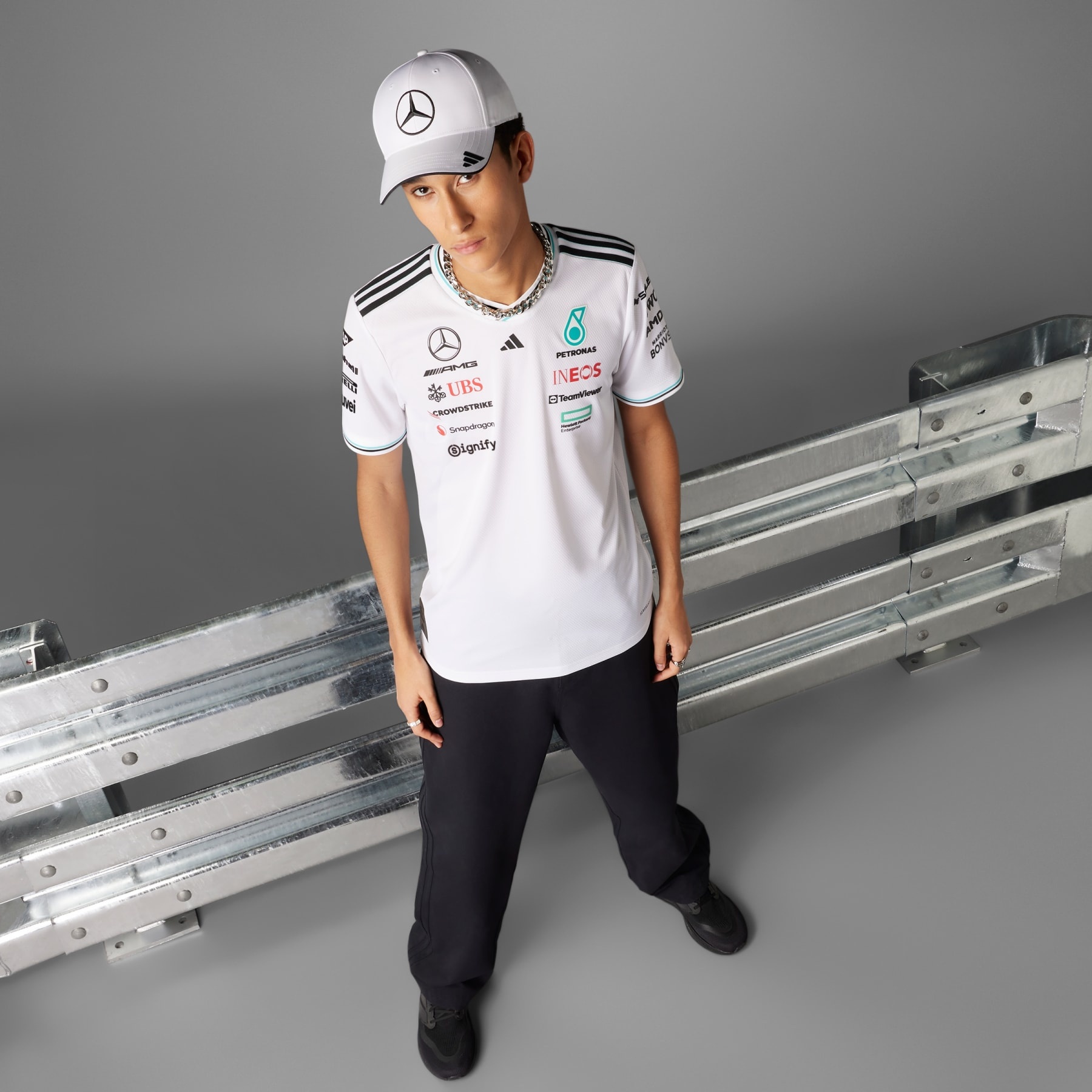 MERCEDES - AMG PETRONAS FORMULA ONE TEAM DRIVER JERSEY AUTHENTIC - 5