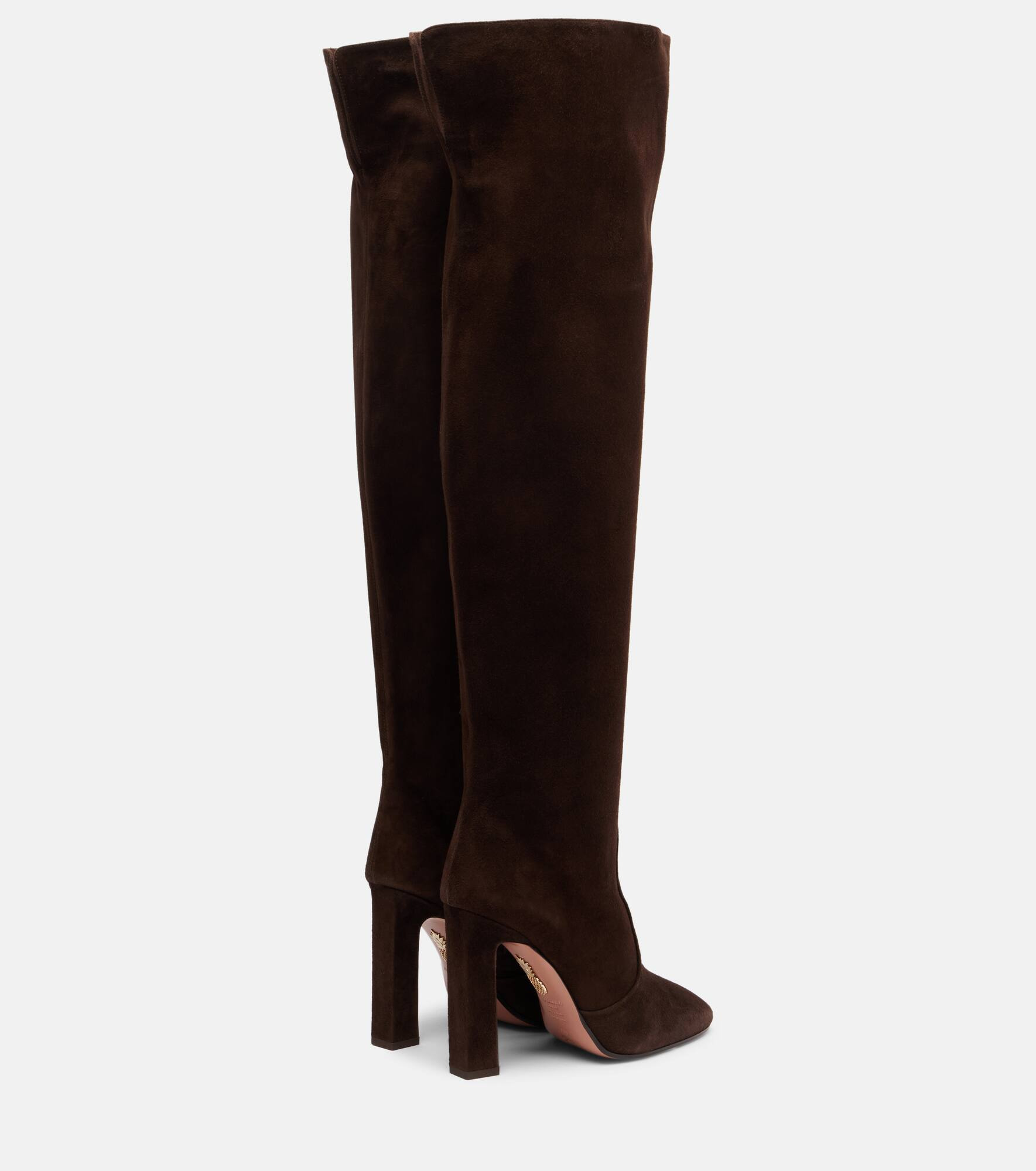 Joplin 105 suede knee-high boots - 2
