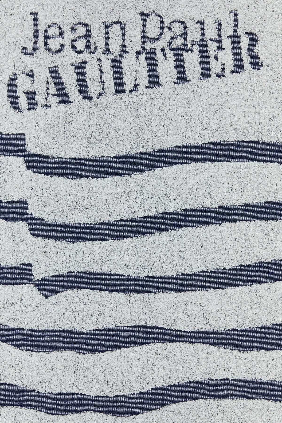 Embroidered terry fabric beach towel - 3