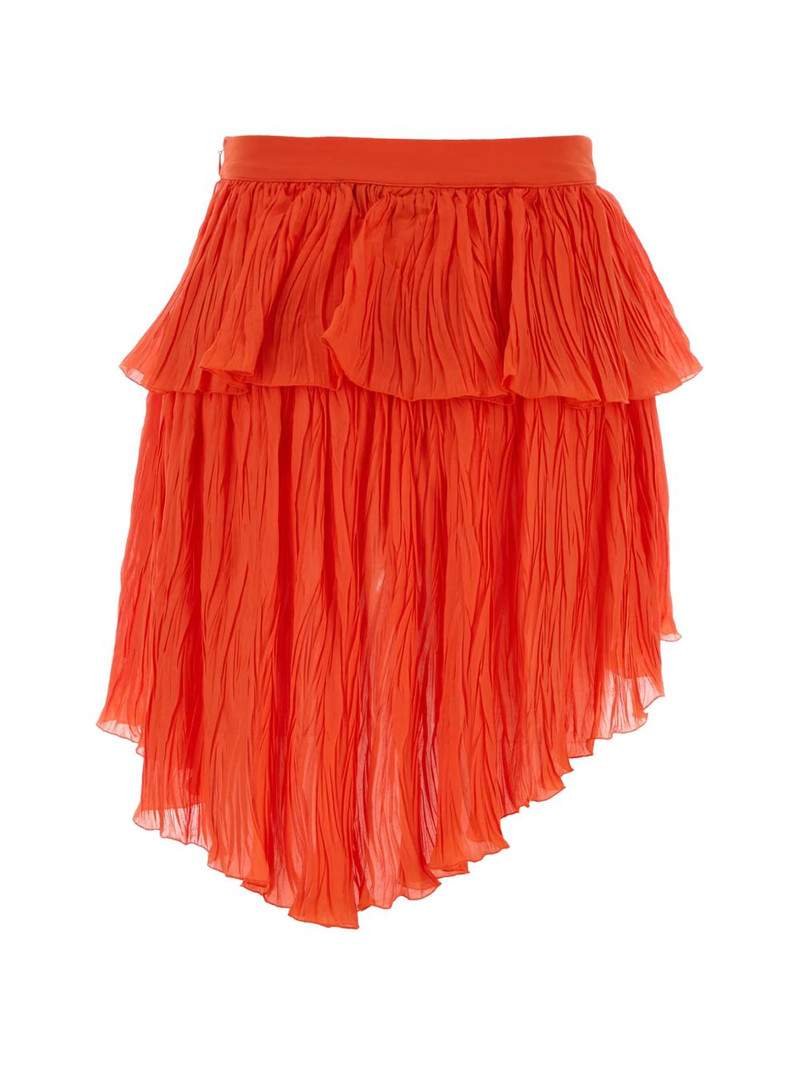 Blumarine tiered mini skirt outlook