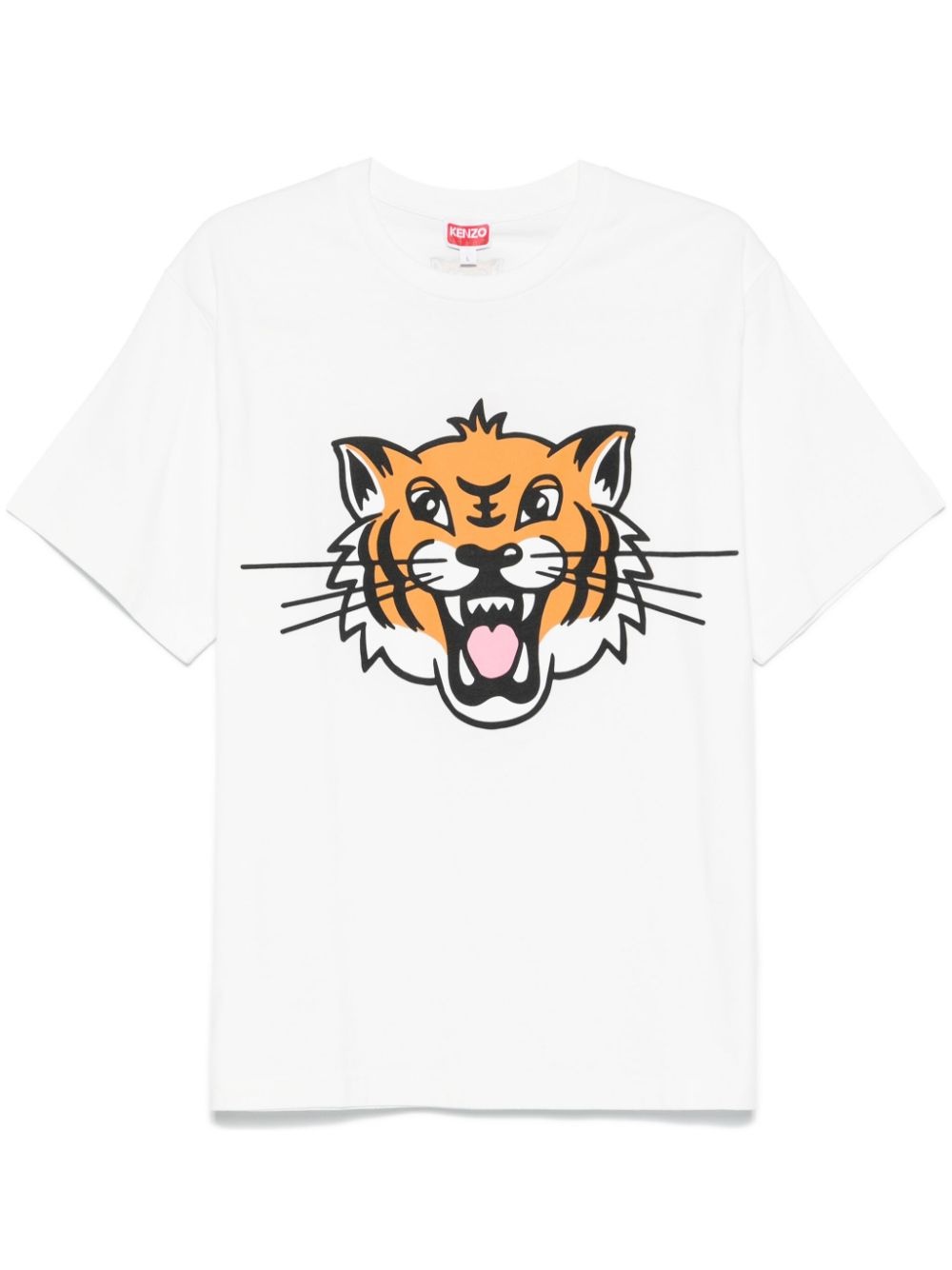 ♡HAPPY KENZO Happy Tiger T-shirt | REVERSIBLE