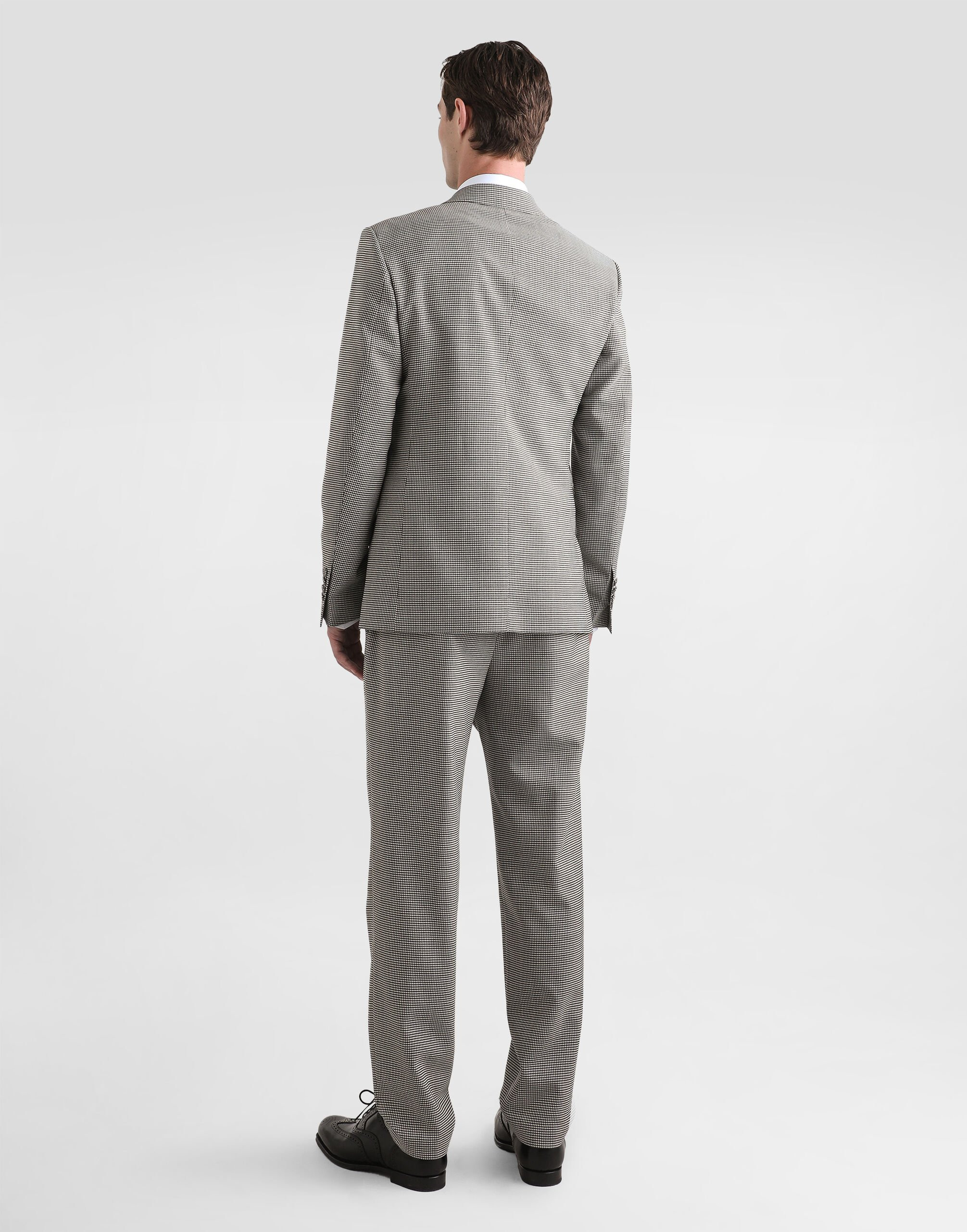 Wool houndstooth joggers - 5