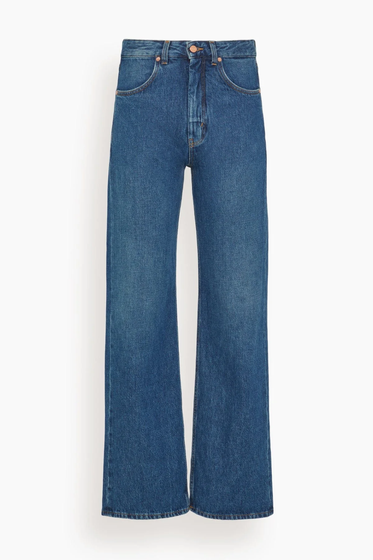 Ease Organic Cotton Denim Jean in Mid Blue - 1