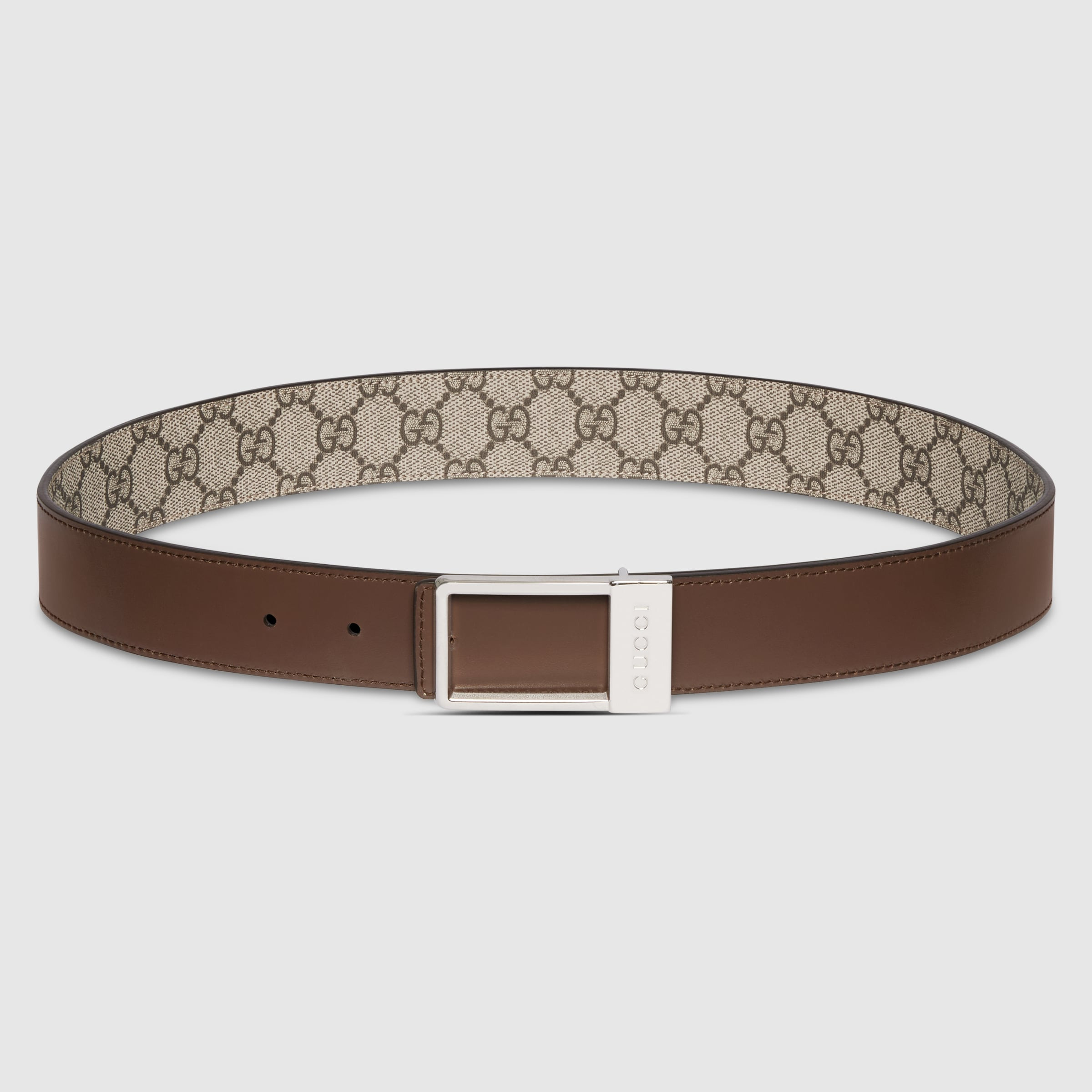 Reversible belt with rectangular buckle - 5