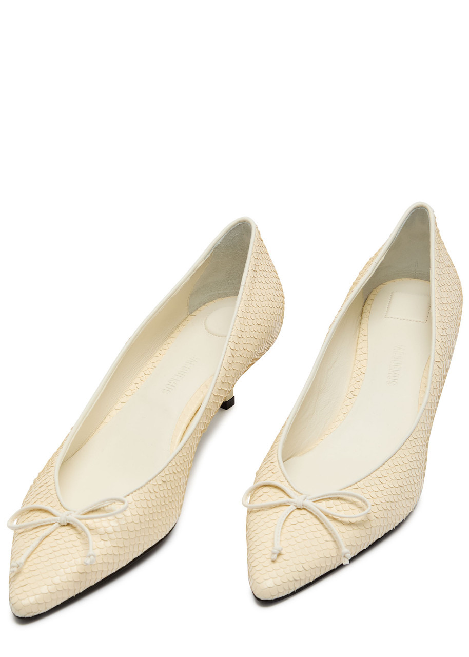 Jacquemus Les Escarpins Tourni Leather Pumps - 3