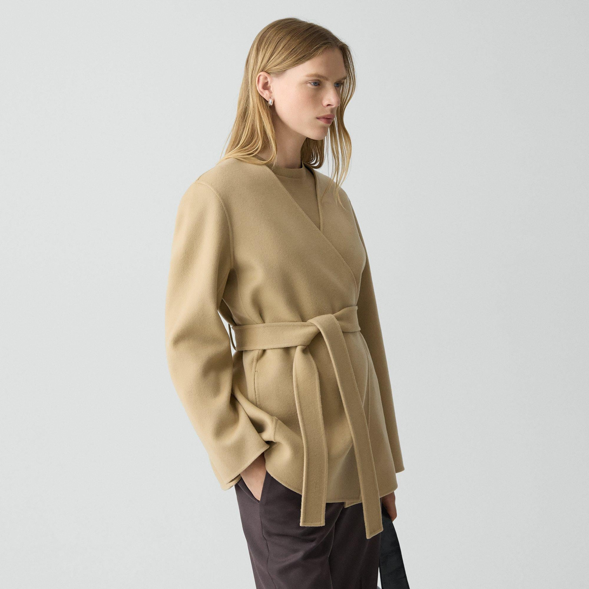 Cardigan Jacket in Double-Face Wool-Cashmere - 2