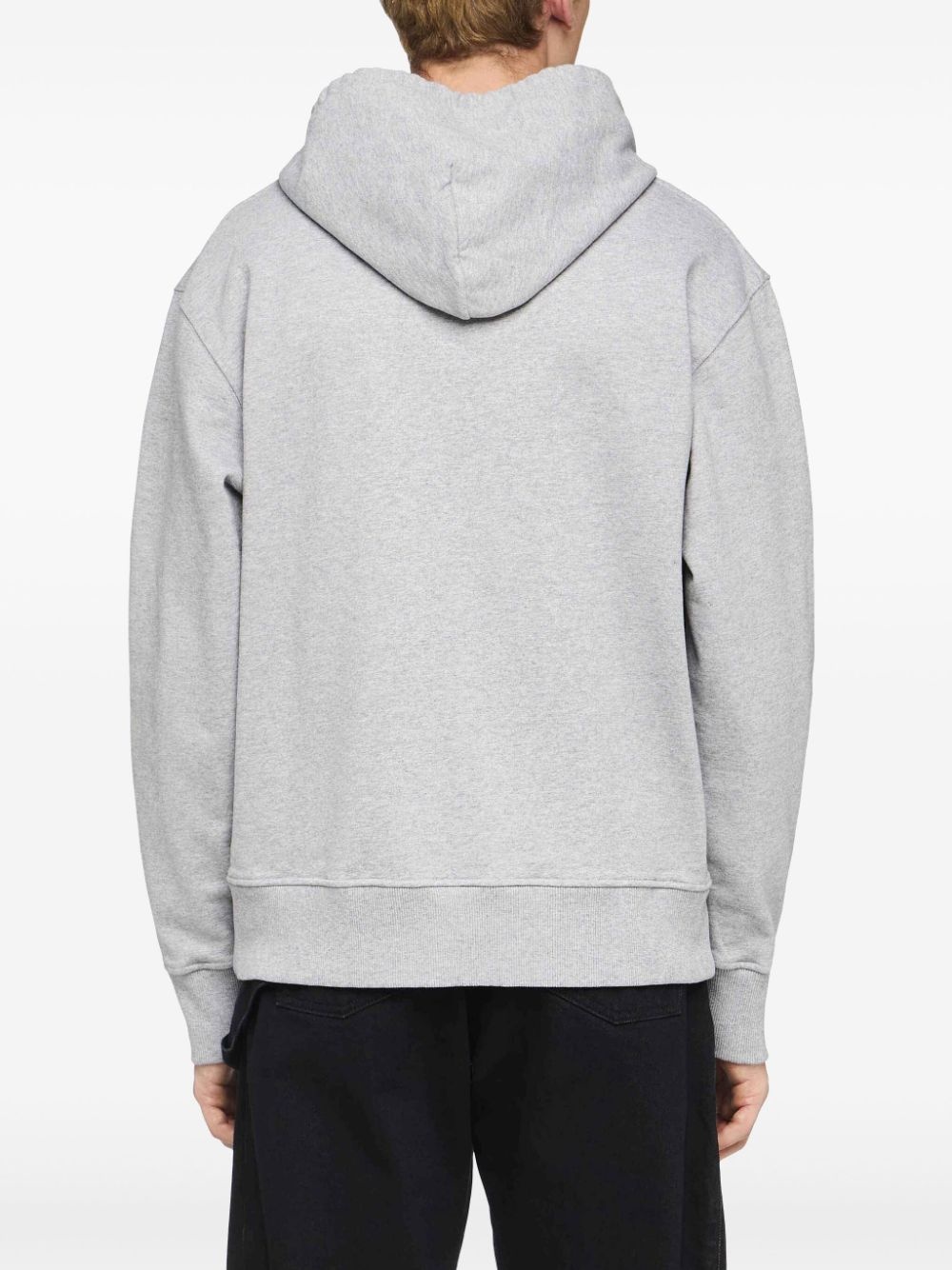 logo-embroidered hoodie - 4