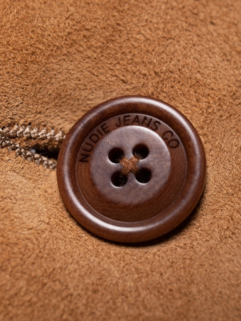 Ilse Suede Coat Tobacco 8