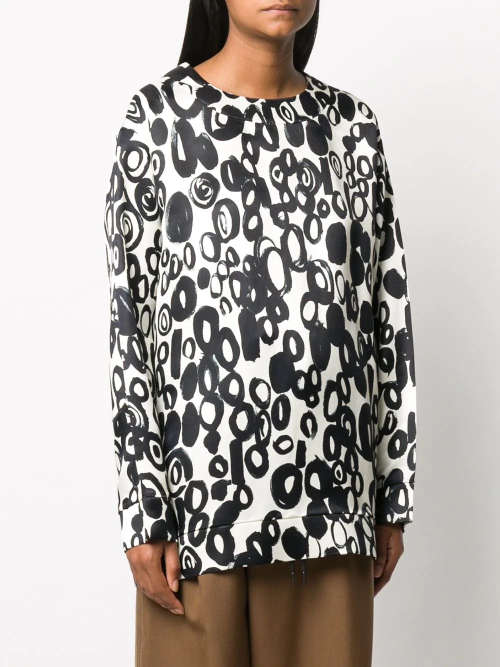 Abstract Drops long-sleeve top - 3