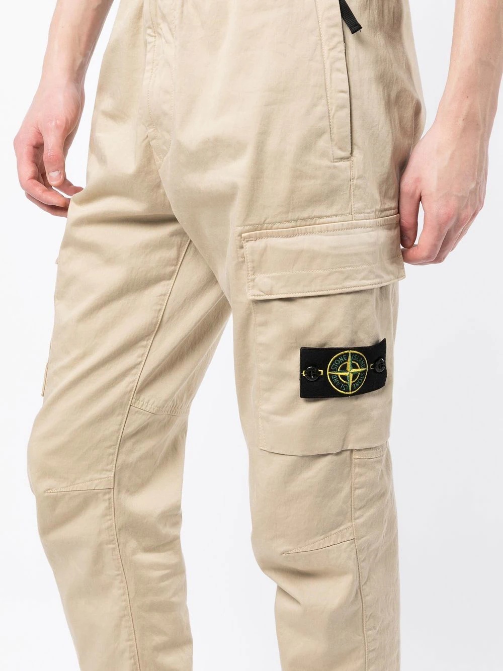 tapered-leg cargo trousers - 5