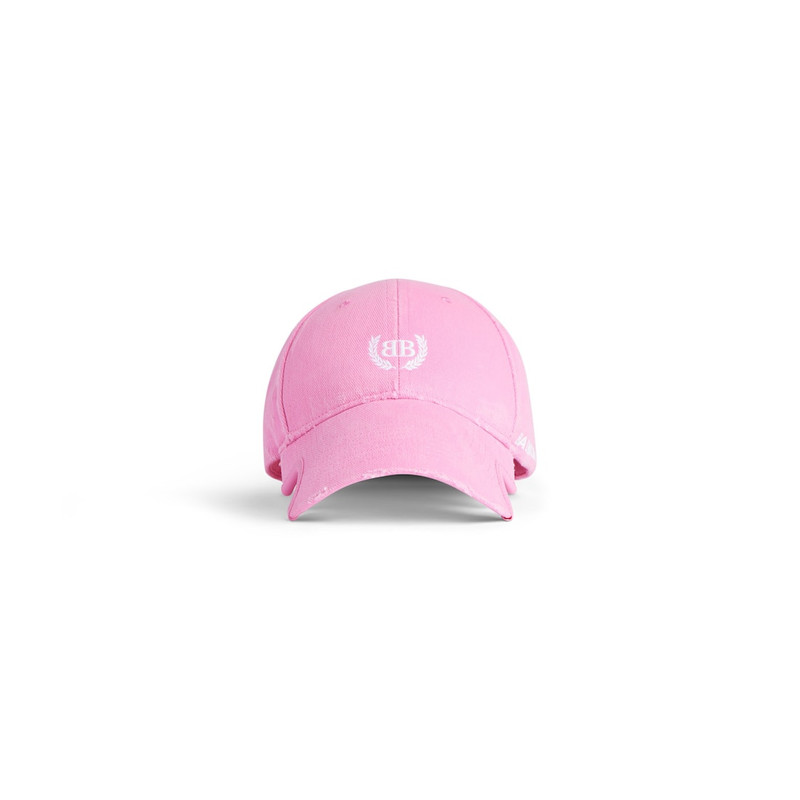 Laurel Classic  Cap in Baby Pink/white 1