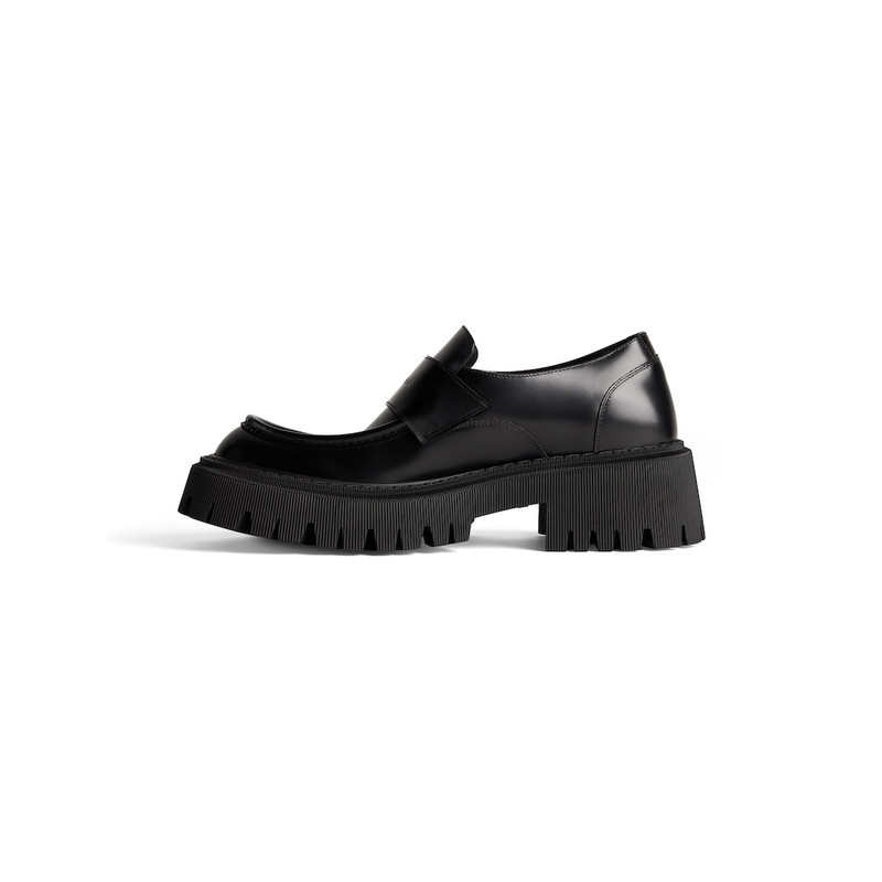 BALENCIAGA Women's Tractor Loafer  in Black outlook